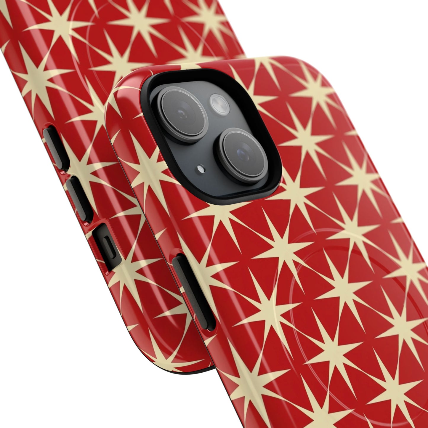 Crimson Star Tough Magnetic Phone Case