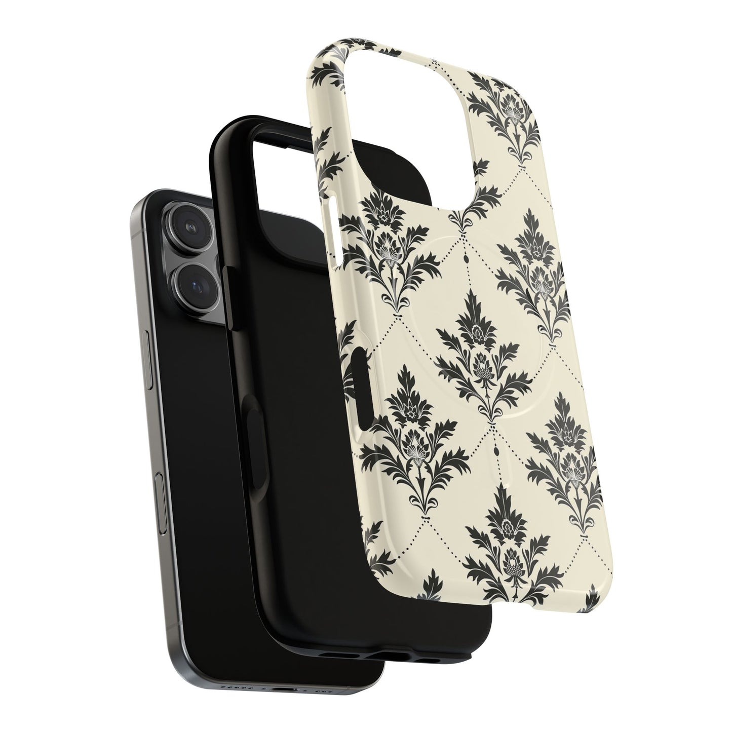 Midnight Damask Tough Magnetic Case