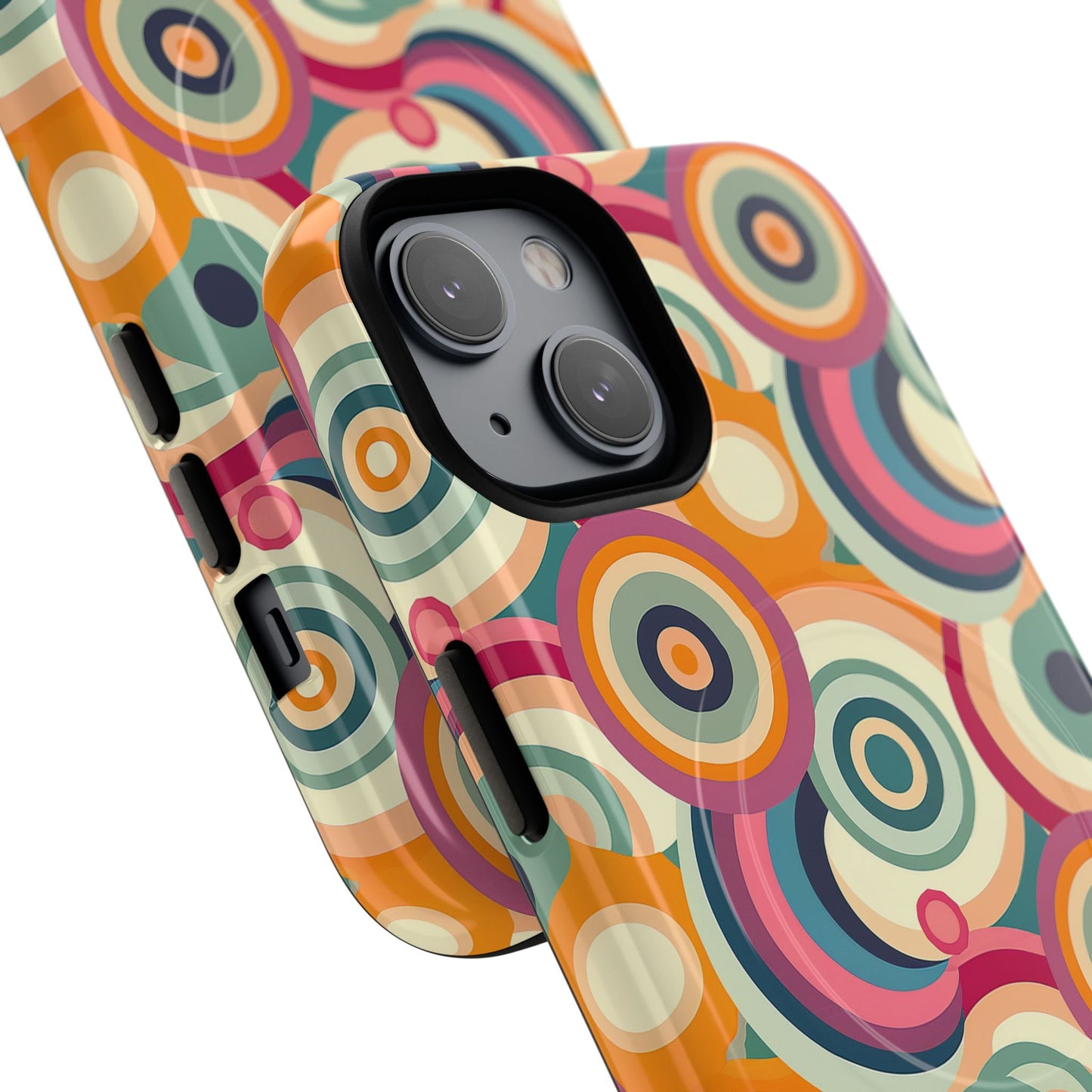 Retro Ripple Tough Magnetic Phone Case