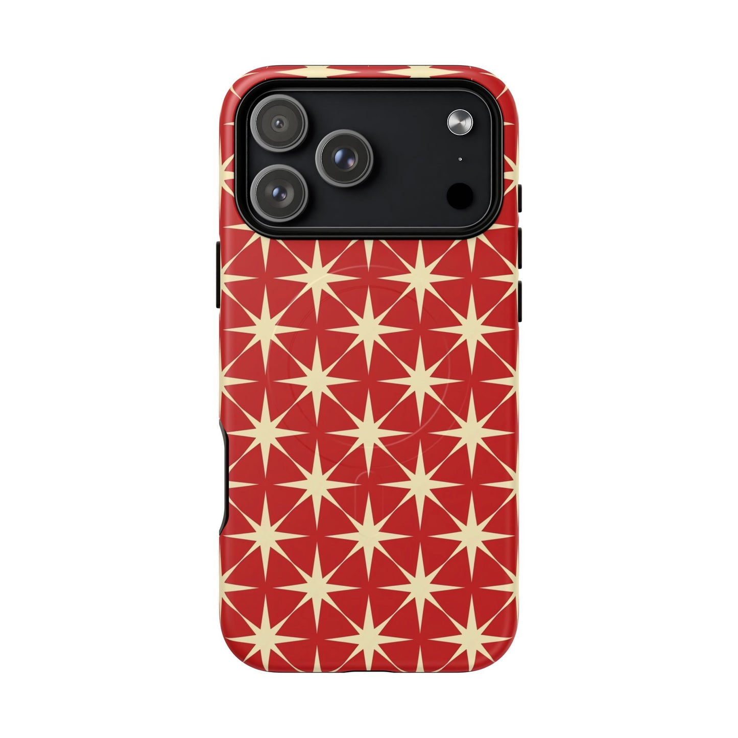 Crimson Star Tough Magnetic Phone Case