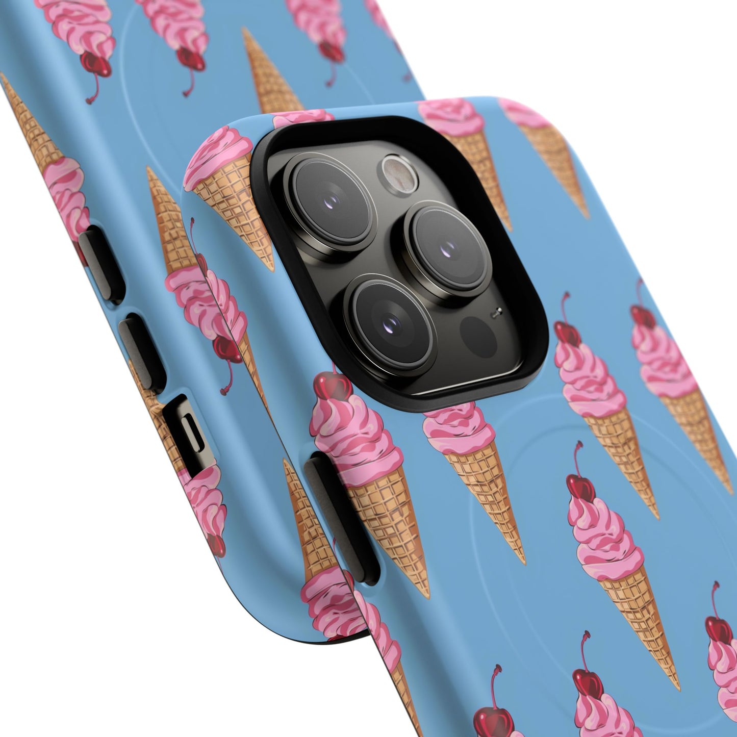 Cherry Swirl Tough Magnetic Phone Case