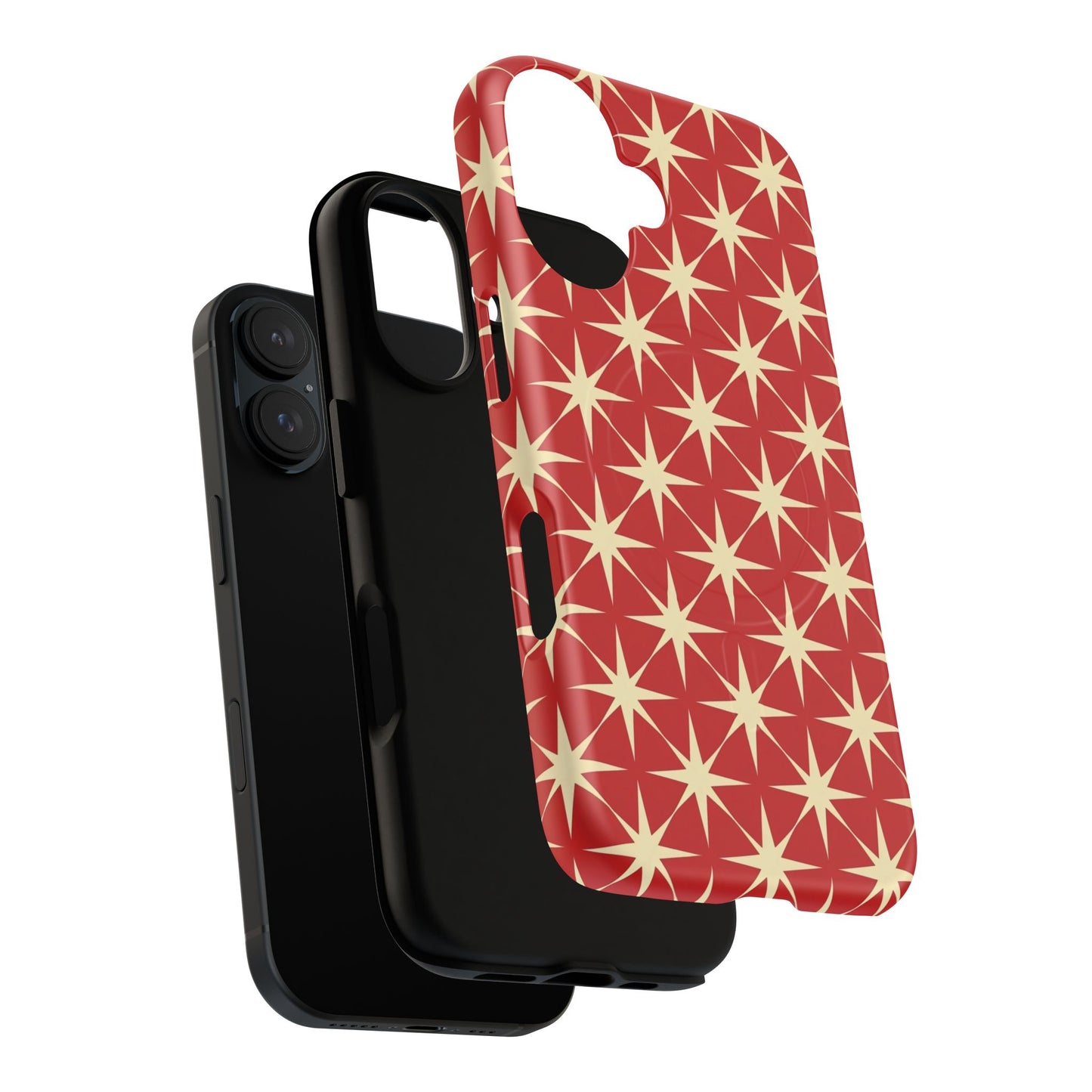 Crimson Star Tough Magnetic Phone Case