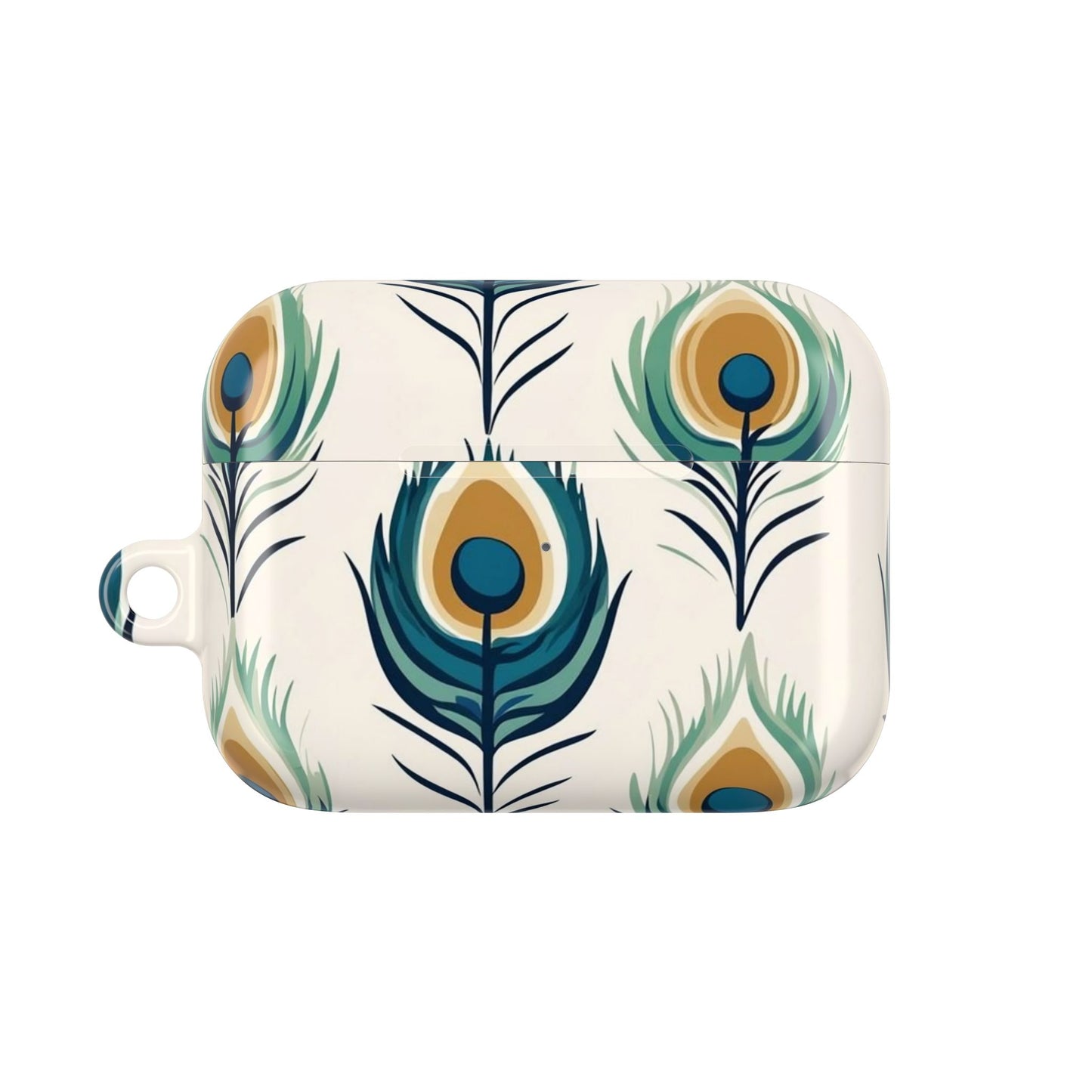Strutting Peacock Feather AirPod Cases