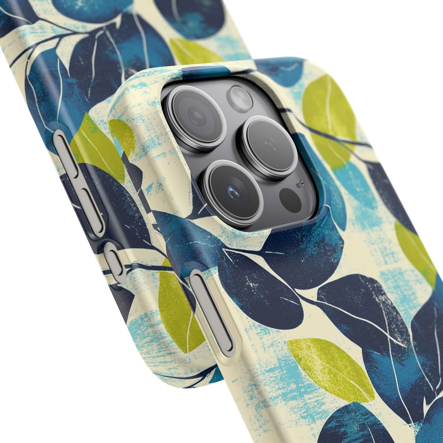 Retro Leaves Snap Phone Case