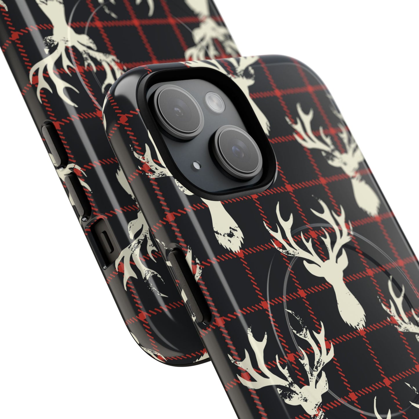 Stag Plaid Tough Magnetic Case