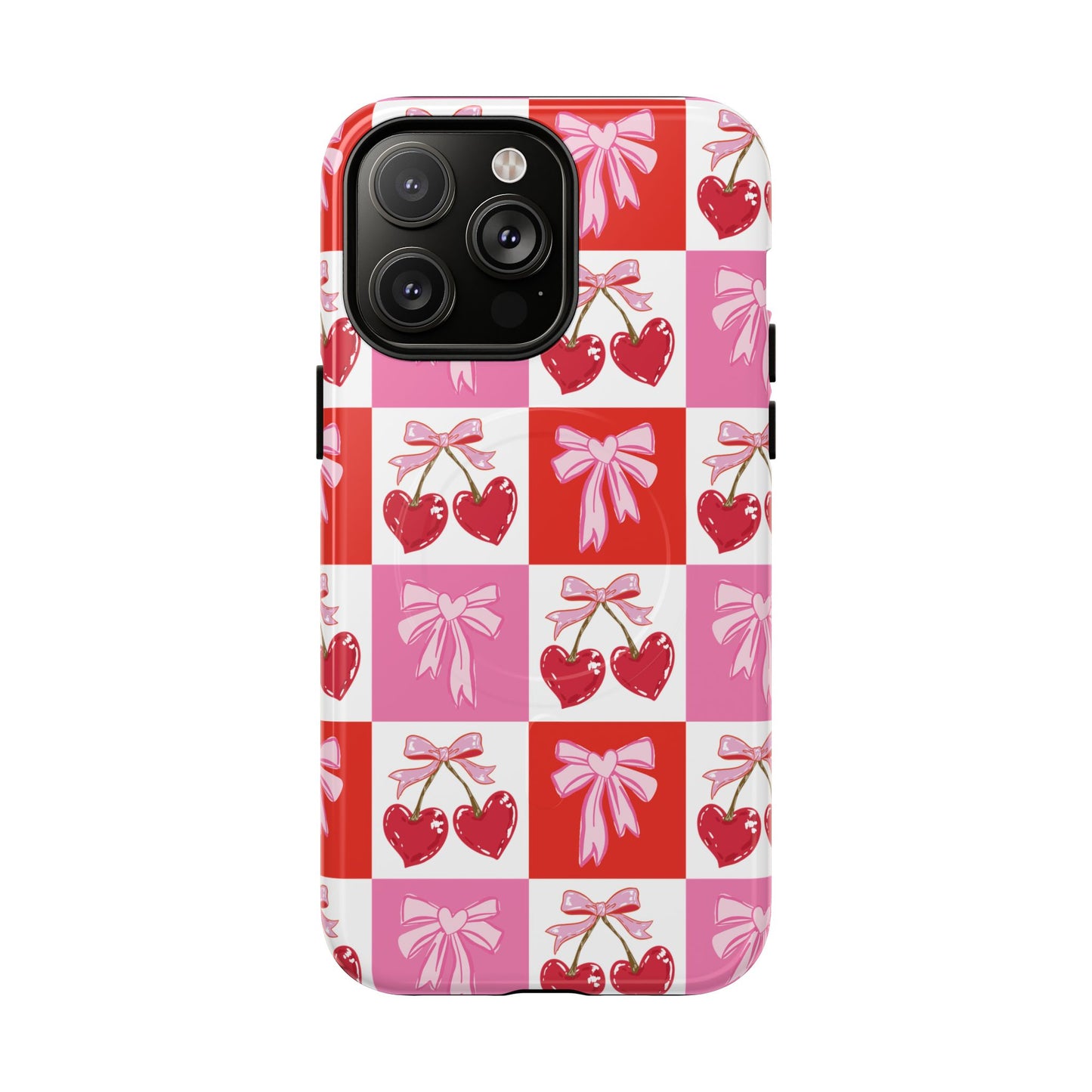 Sweet Pink Coquette Tough Magnetic Phone Case