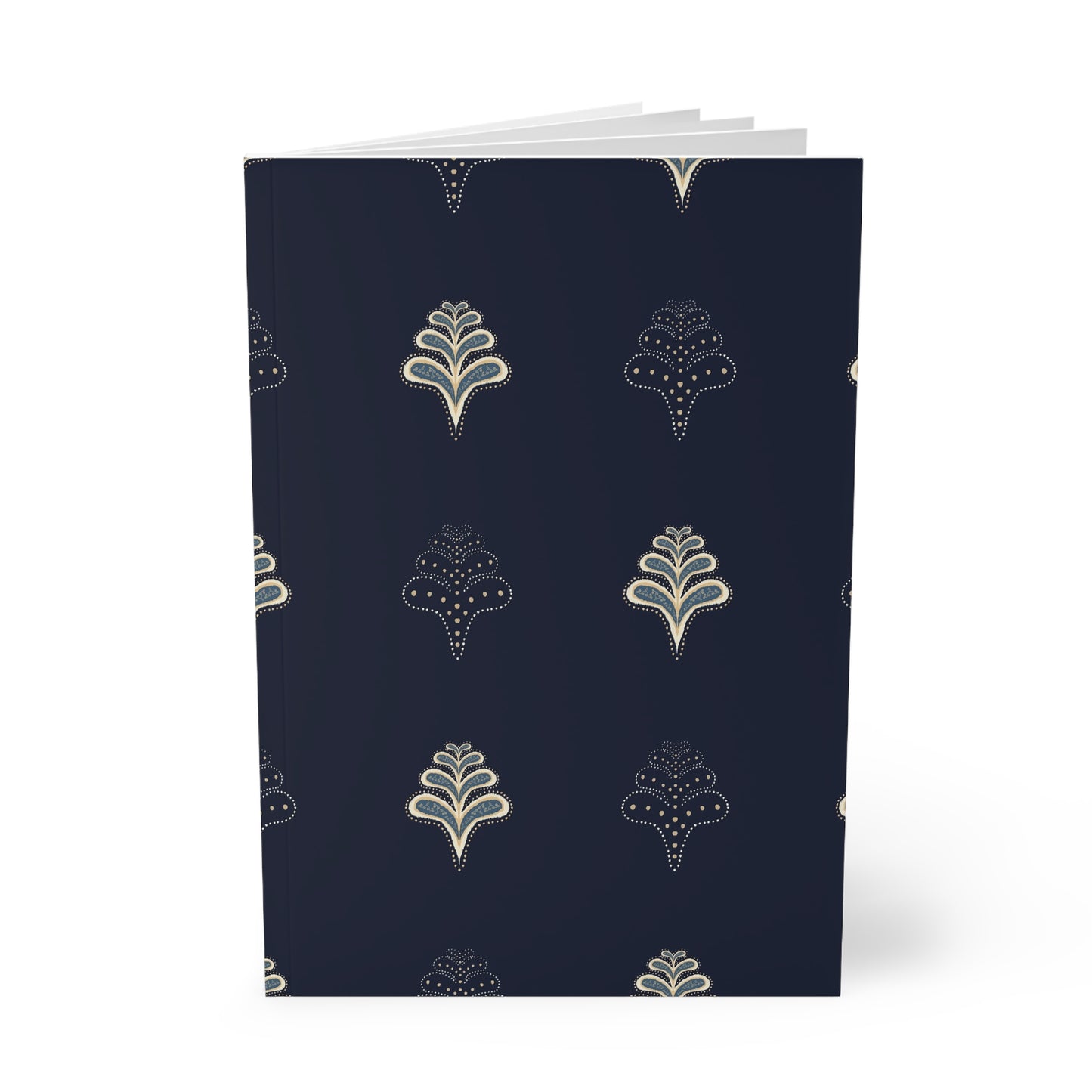 Noir Floral A5 Softcover Notebook