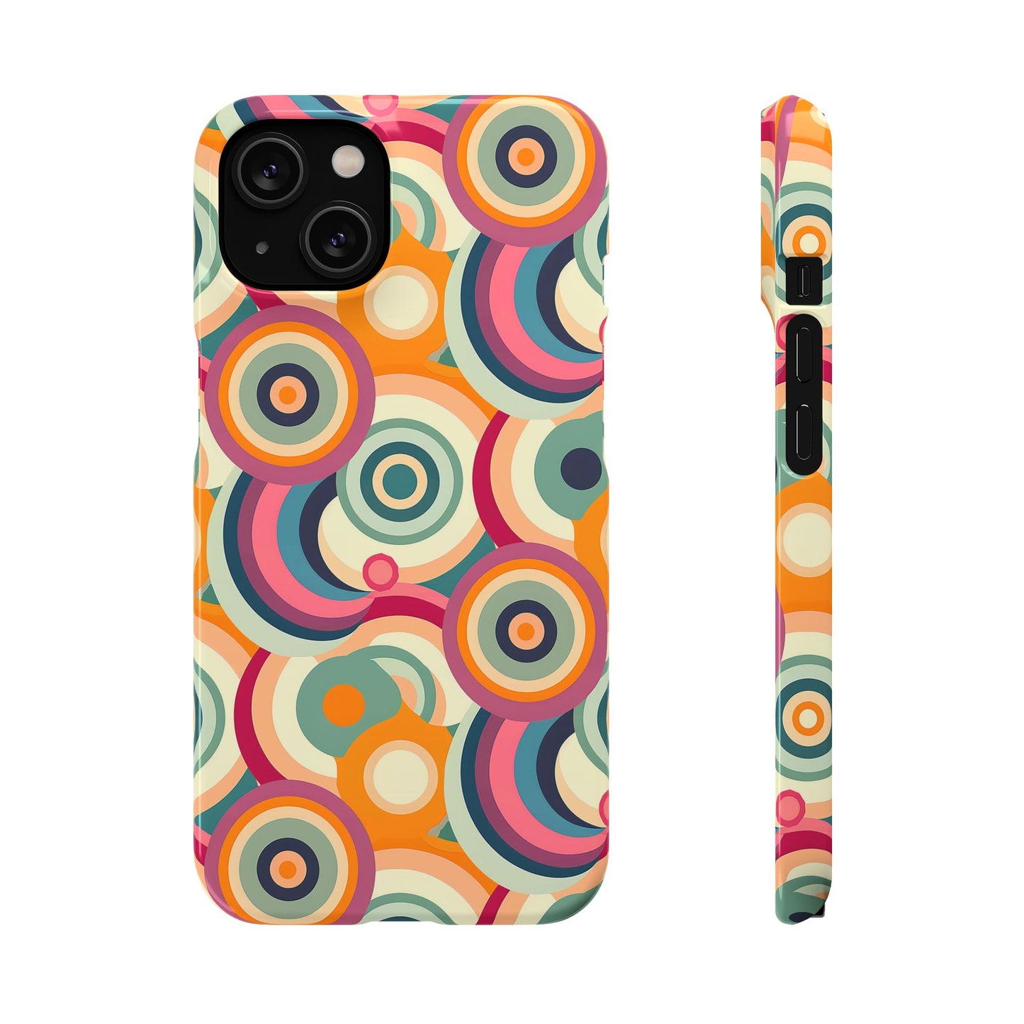 Retro Ripple Snap Case