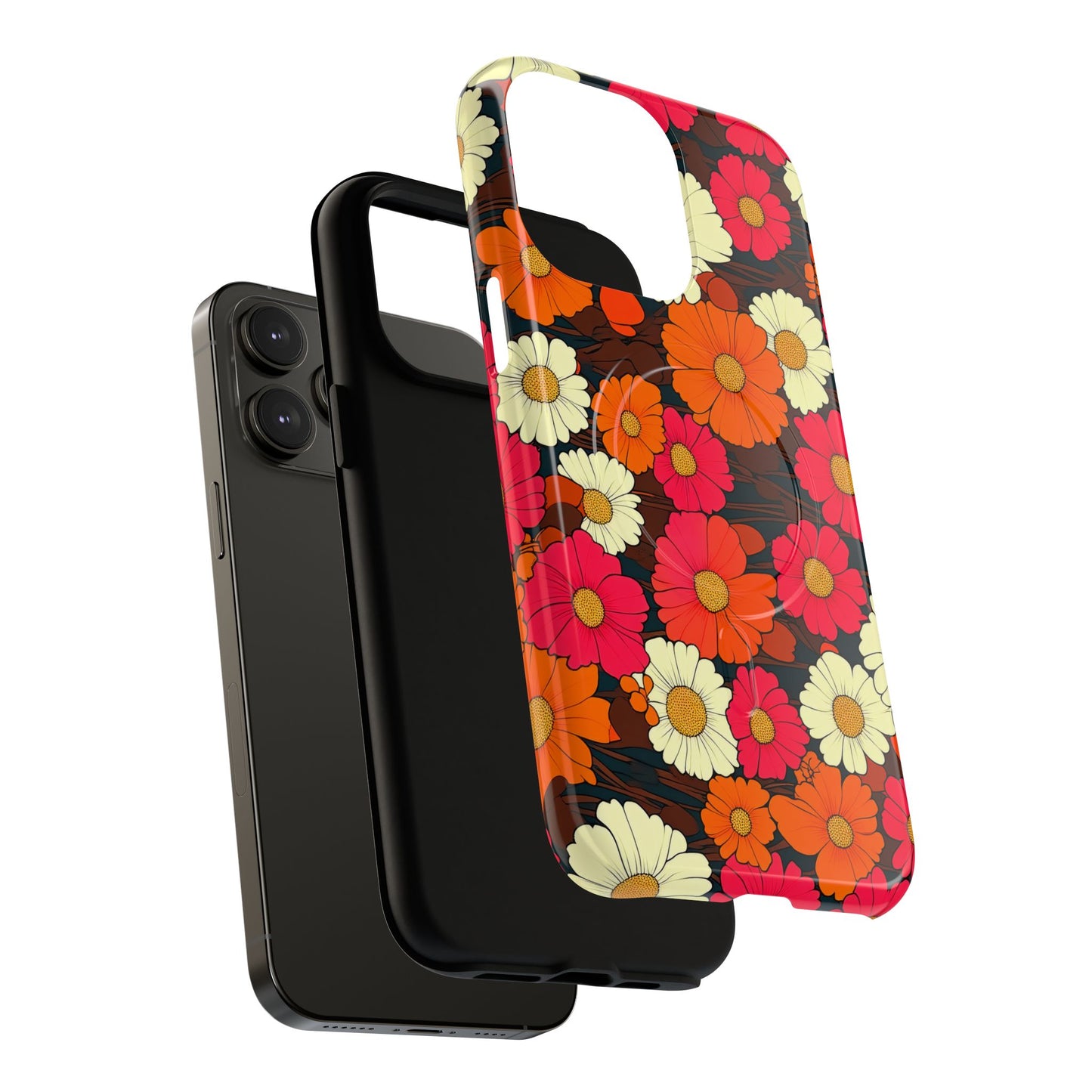 Flower Power Vintage Phone Tough Magnetic Case