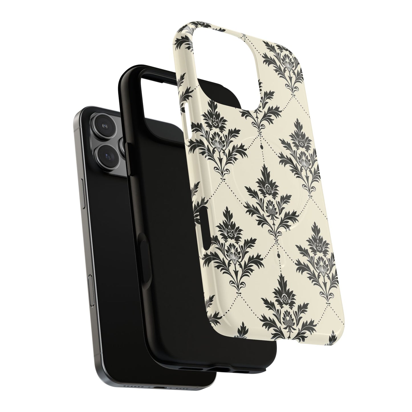 Midnight Damask Tough Magnetic Case