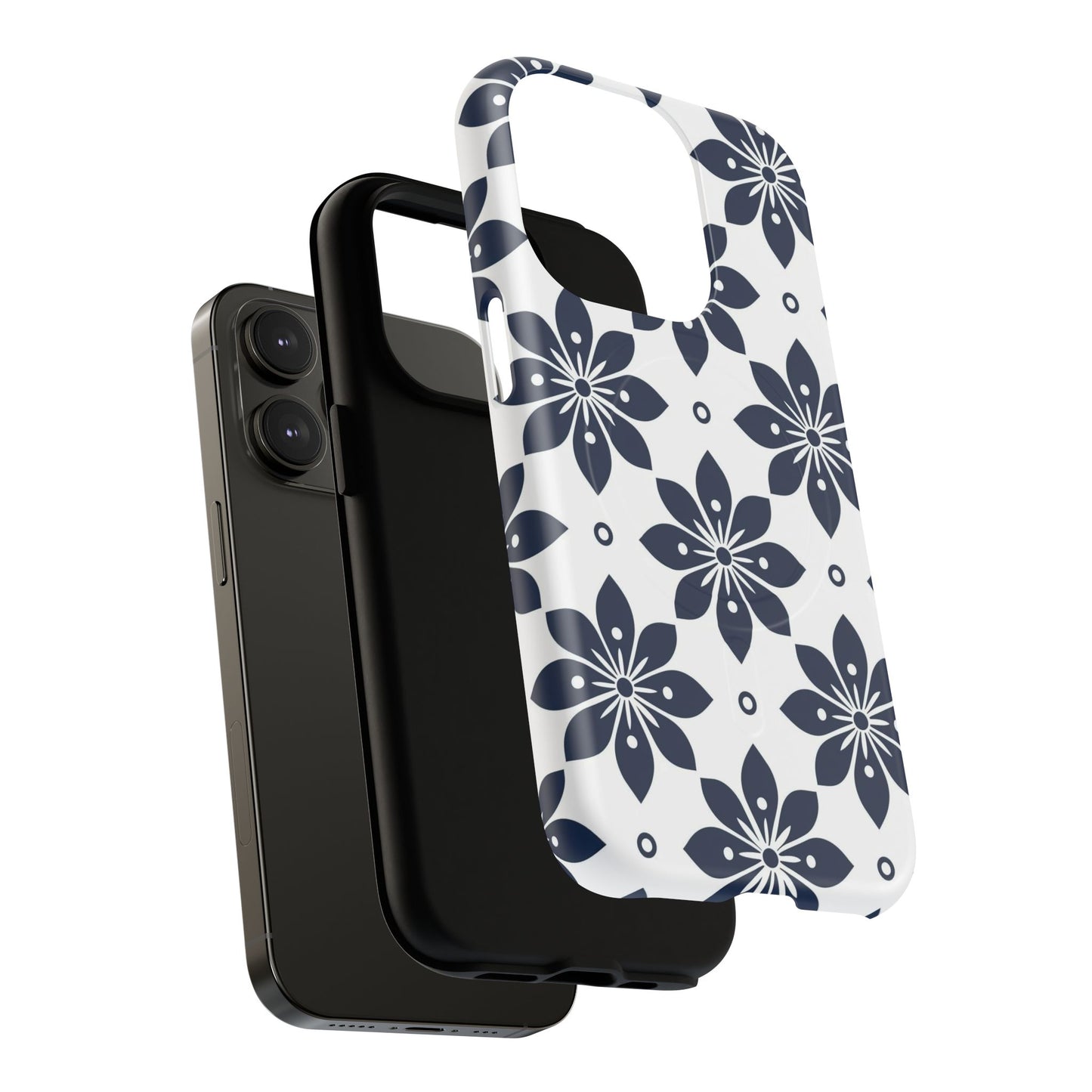 Azure Lattice Tough Magnetic Case