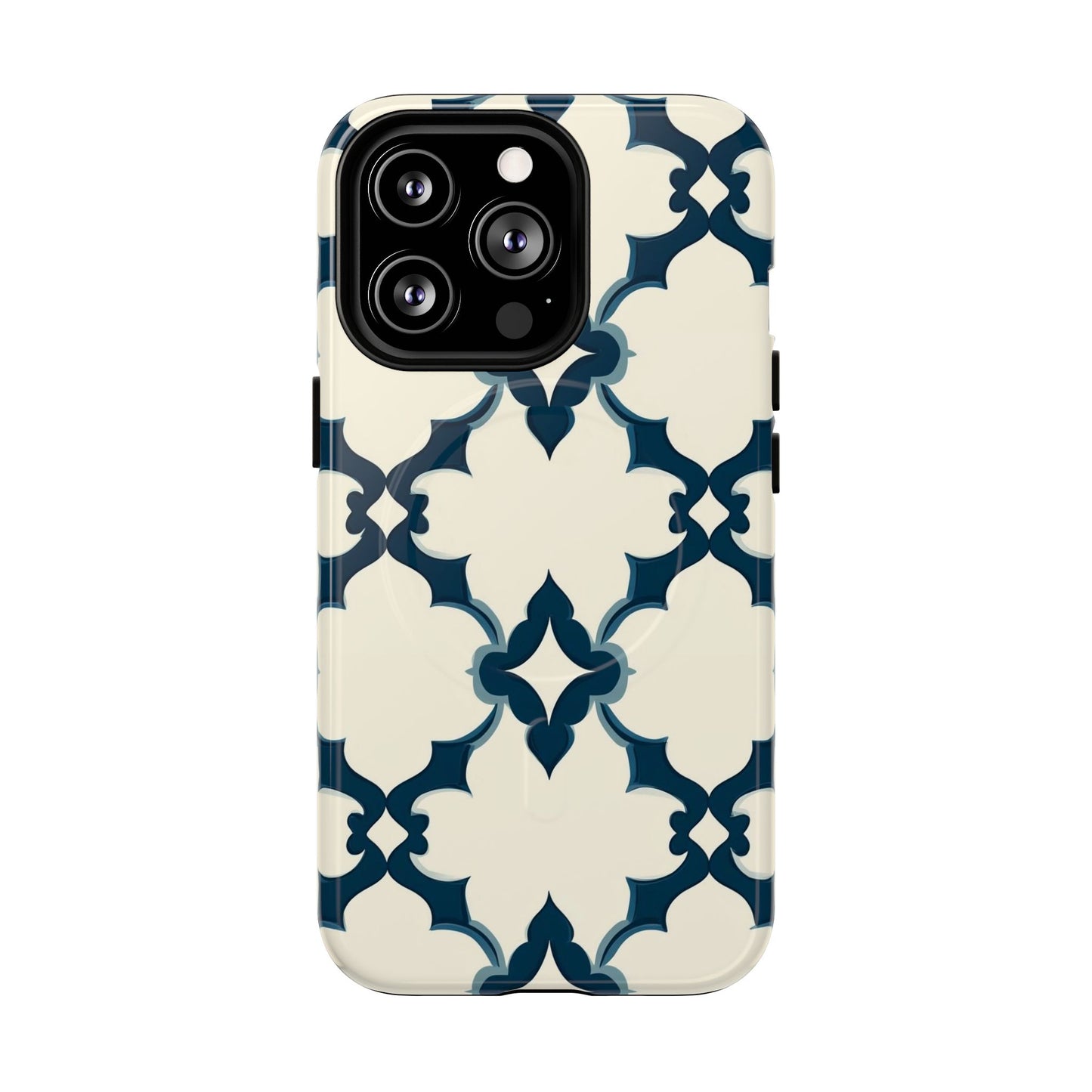 Midnight Quatrefoil Tough Magnetic Case