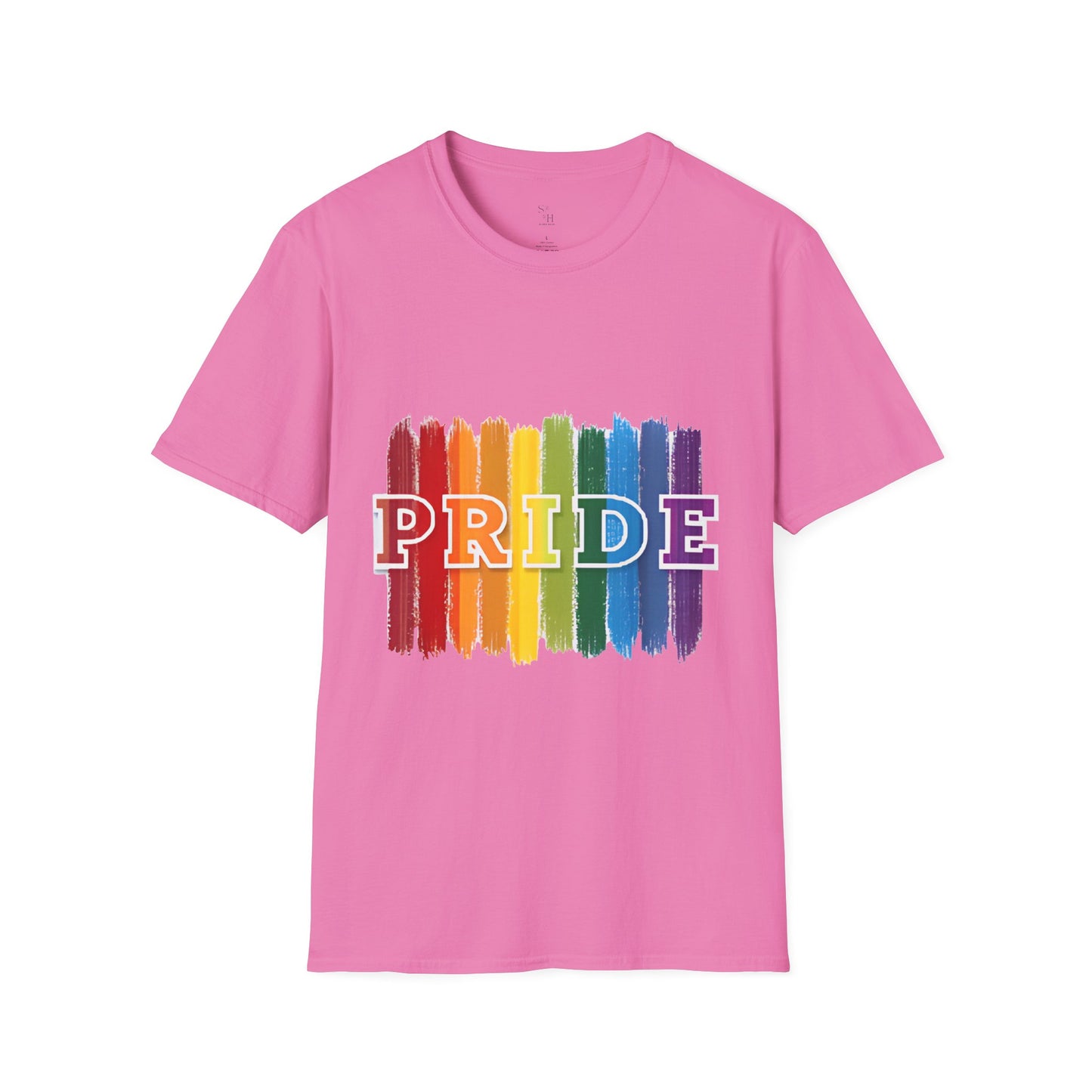 Pride Rainbow Stripes & Fingerprint T-Shirt