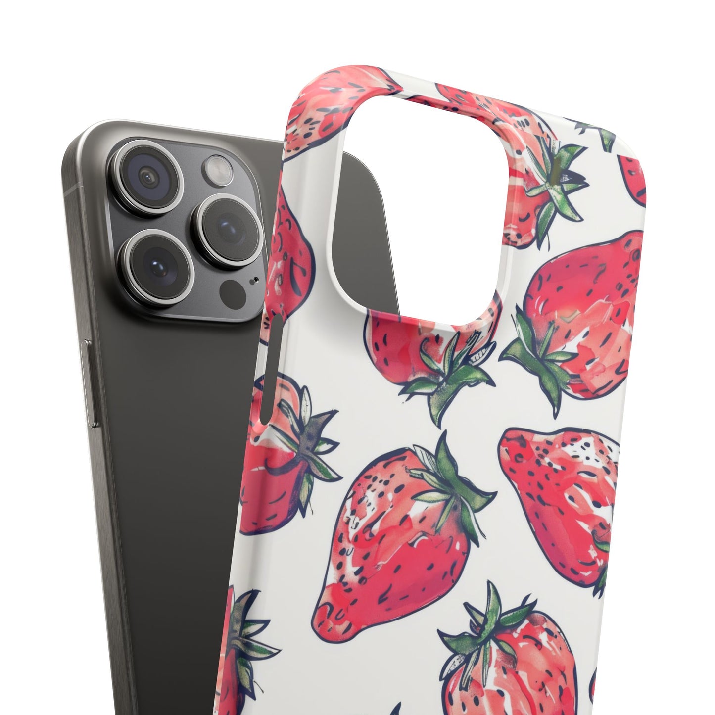 Creamy Berry Phone Snap Case