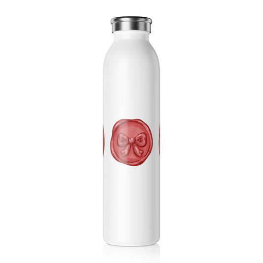 Sealed with a Bow Slim Water Bottle