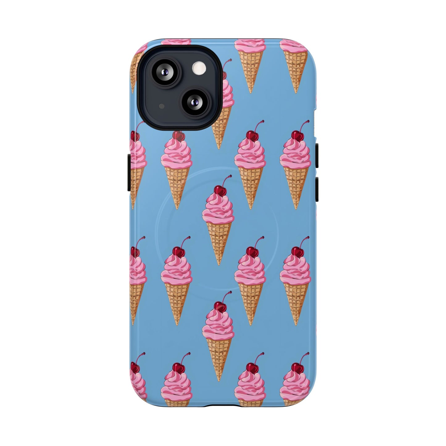 Cherry Swirl Tough Magnetic Phone Case