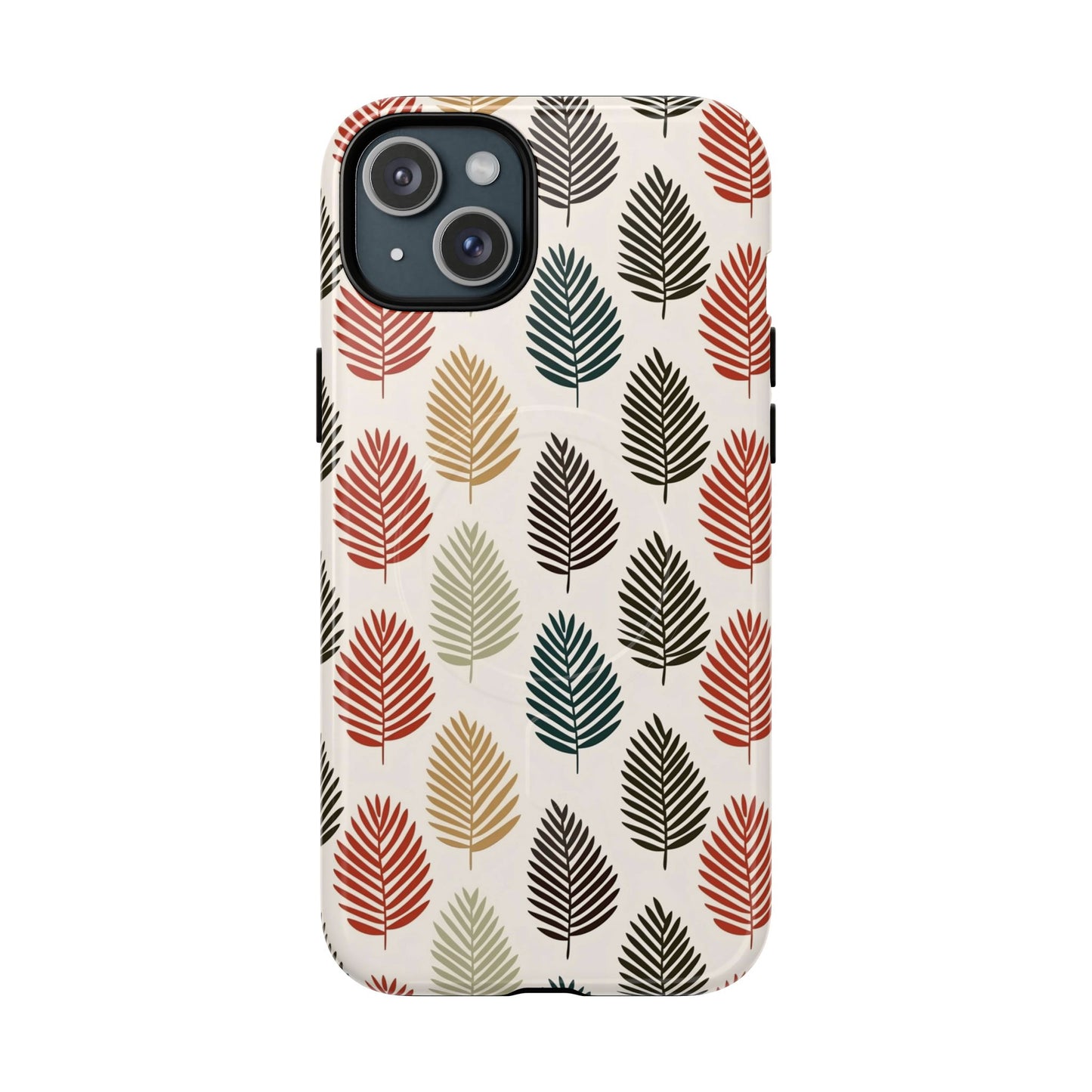 Robuste magnetische Handyhülle mit Herbstlaub-Motiv