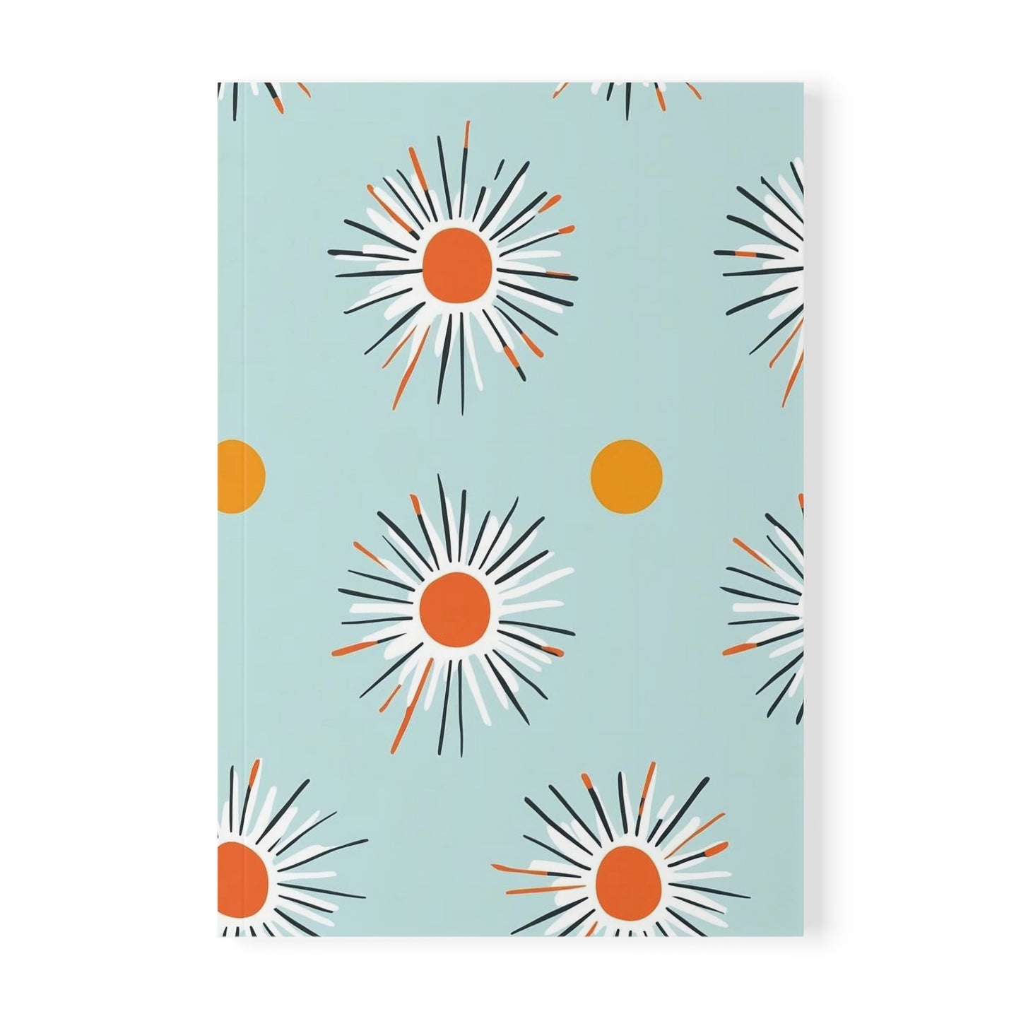 Mod Starburst Softcover Notebook, A5