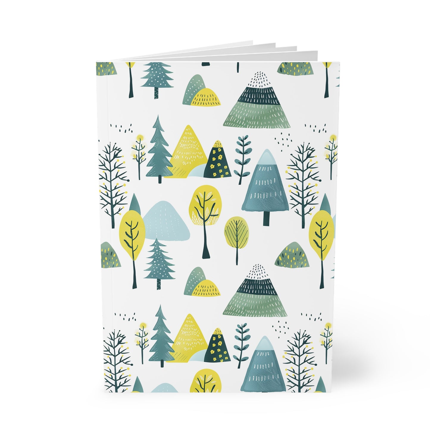 Nordic Glade - Scandi Forest Softcover Notebook, A5