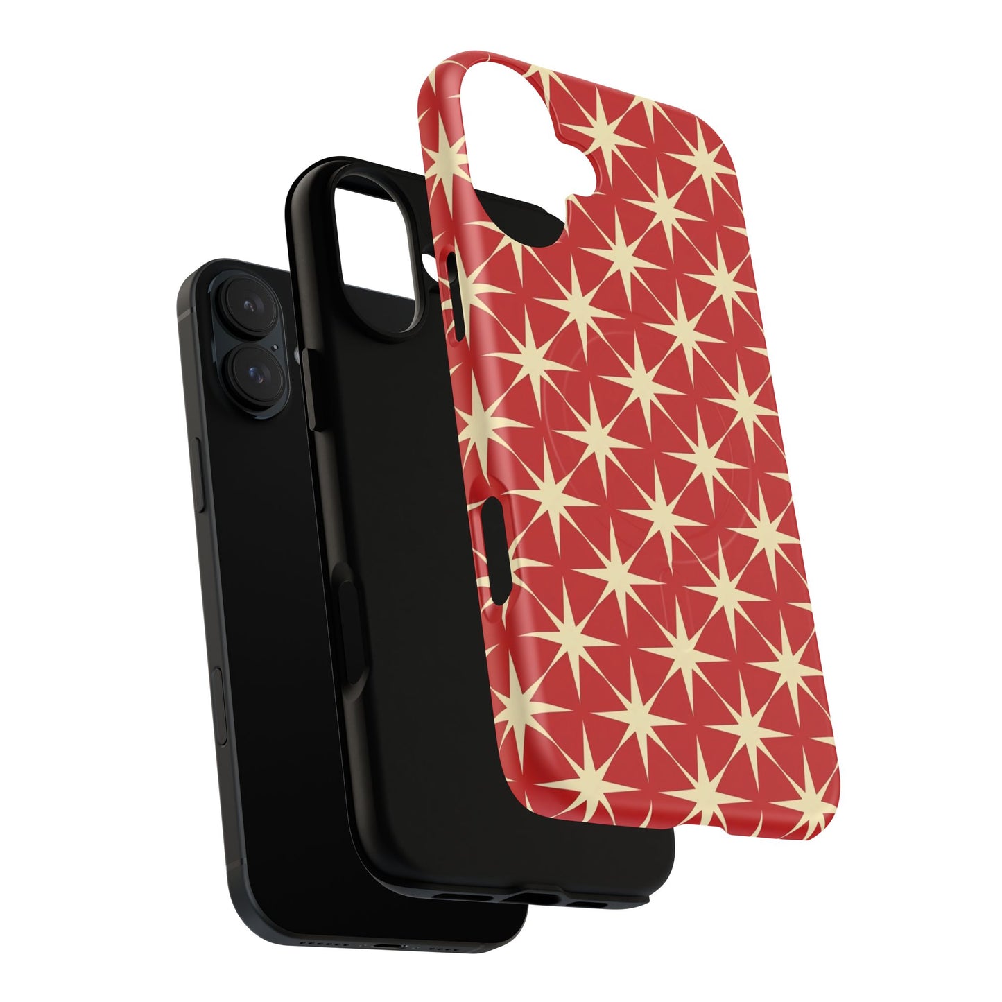 Crimson Star Tough Magnetic Phone Case
