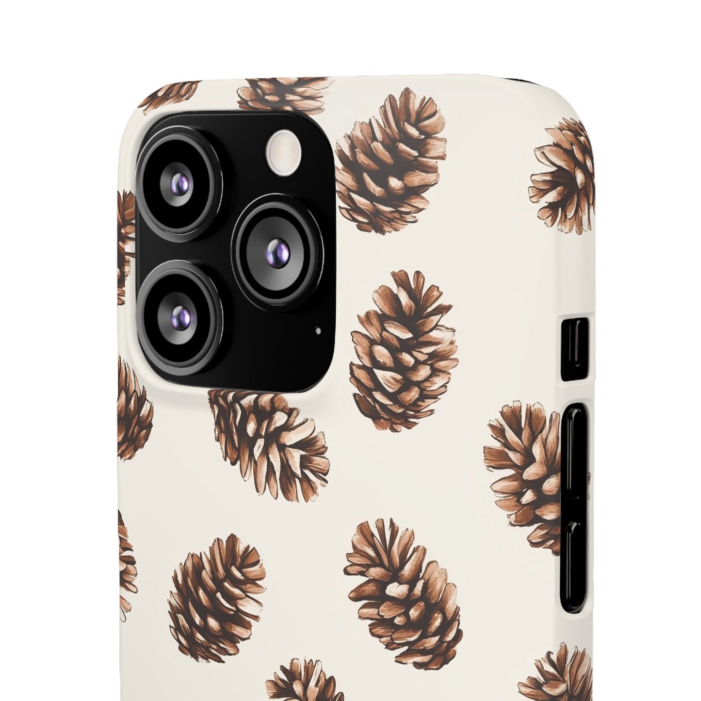 Woodland- Pine Cone Snap Phone Case