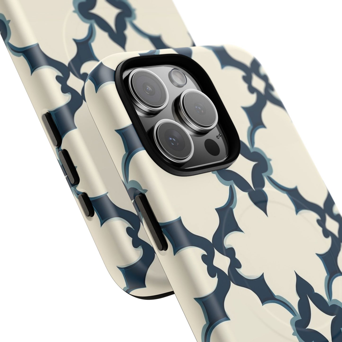 Midnight Quatrefoil Tough Magnetic Case