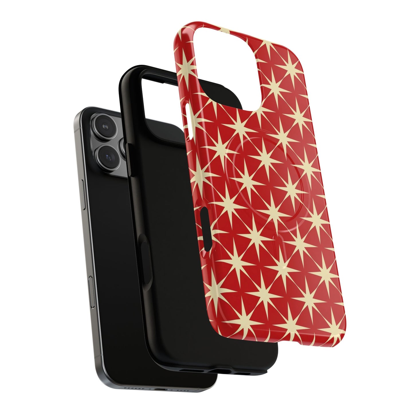 Crimson Star Tough Magnetic Phone Case