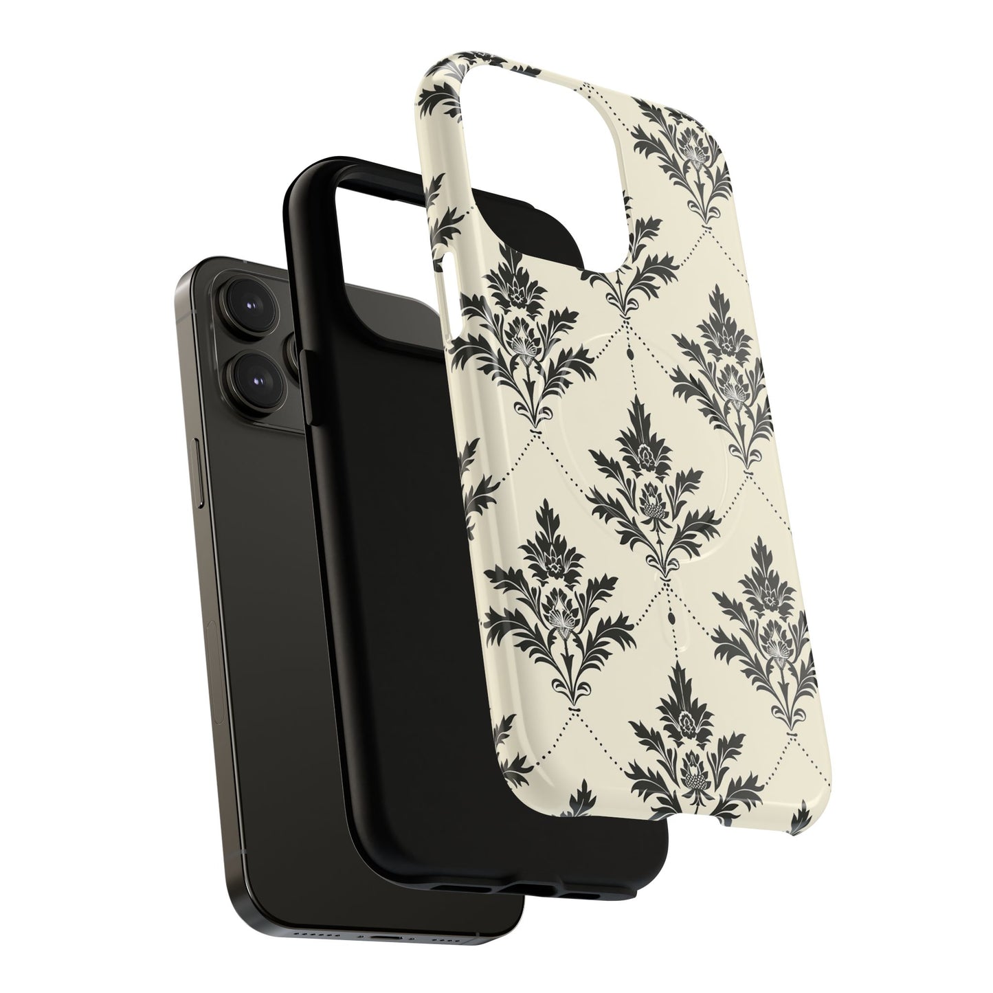 Midnight Damask Tough Magnetic Case