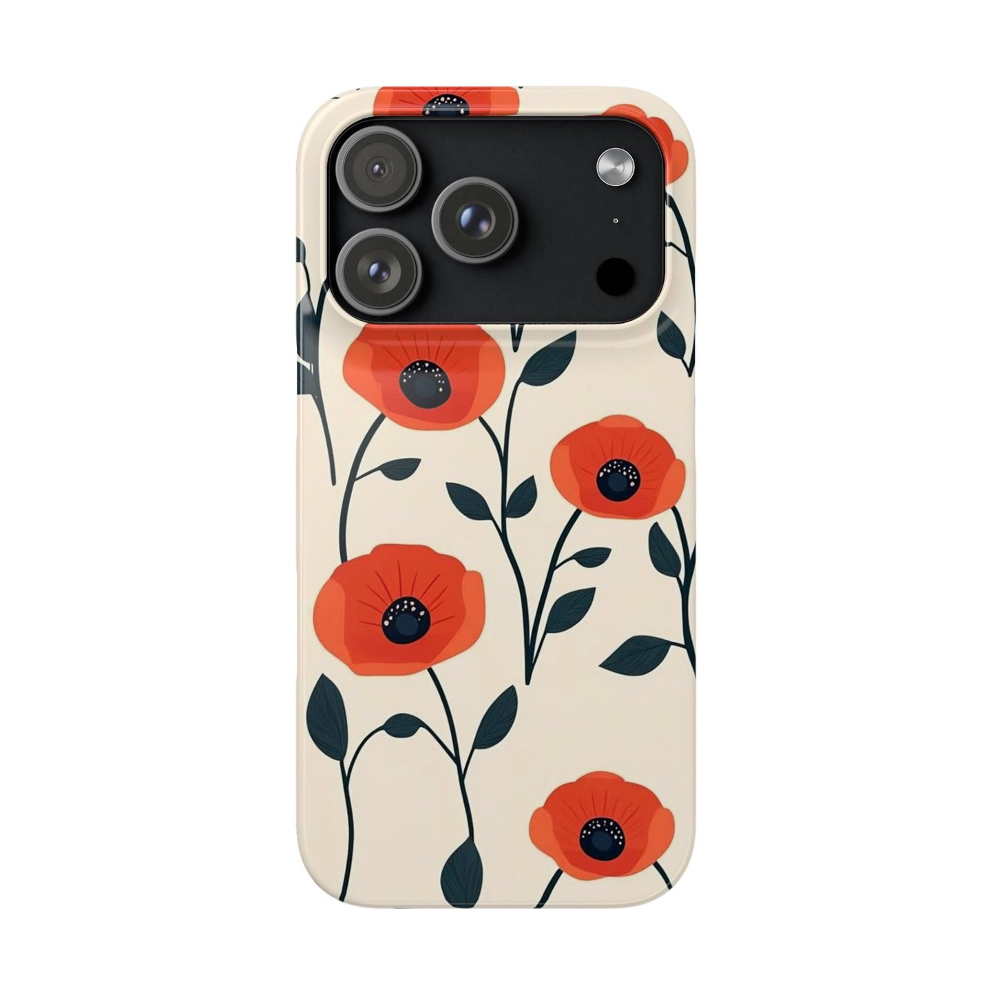 Poppy Fields Phone Snap Case