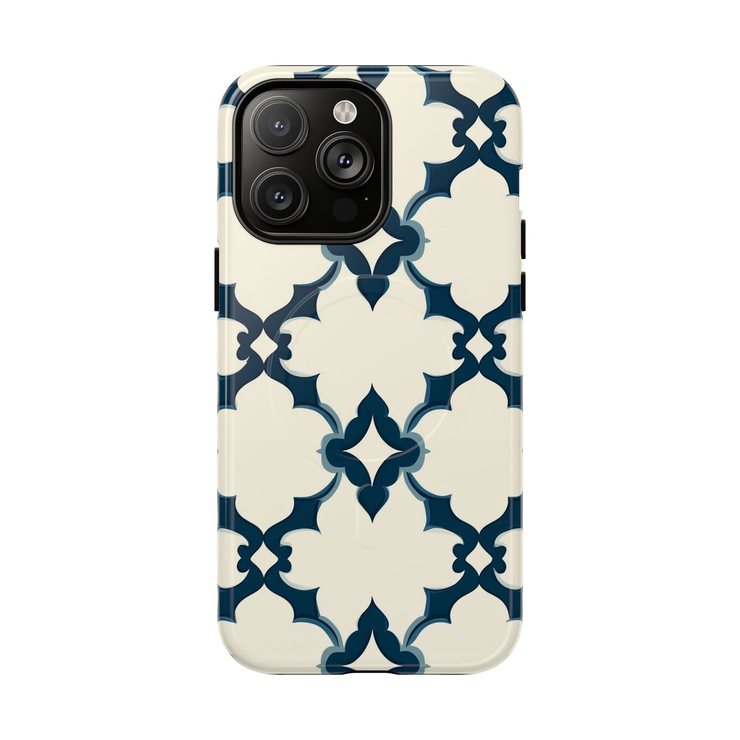 Midnight Quatrefoil Tough Magnetic Case