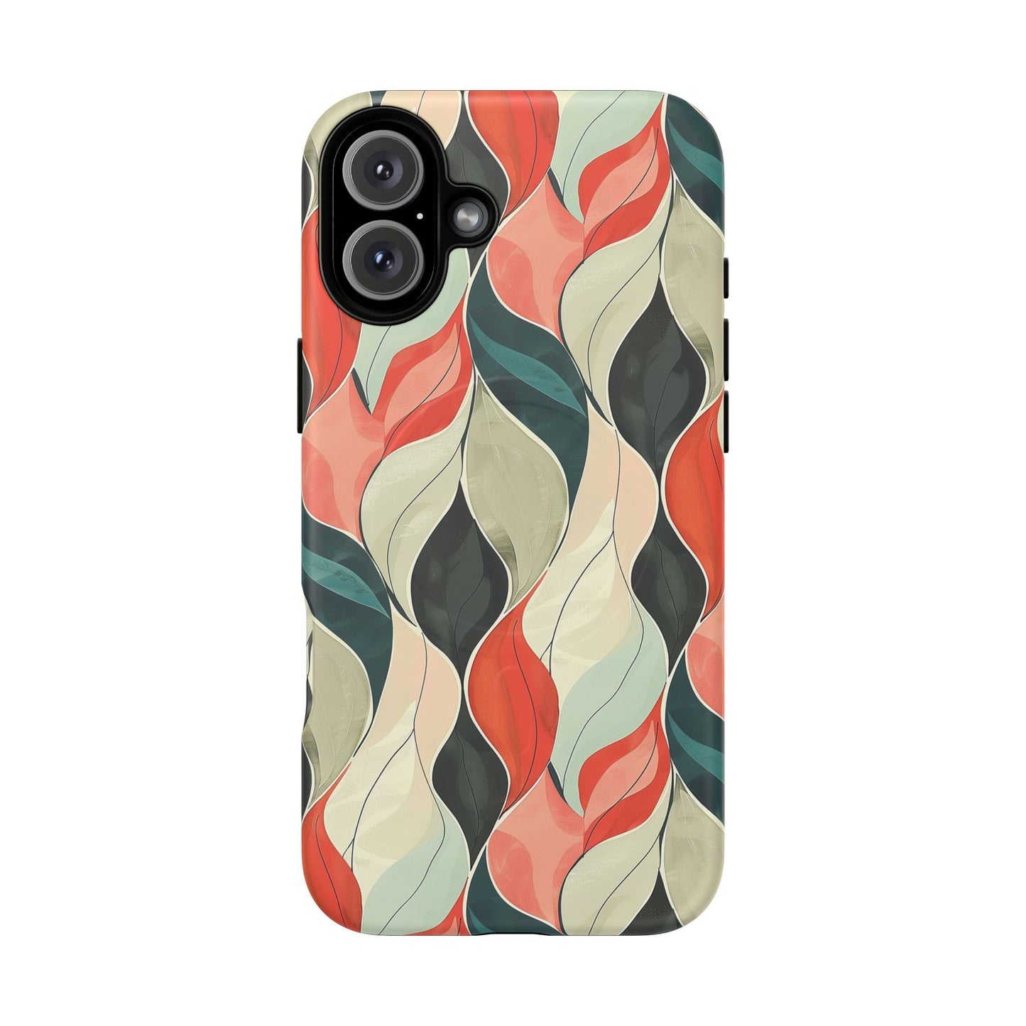 Soft Swirl Floral Tough Magnetic Case