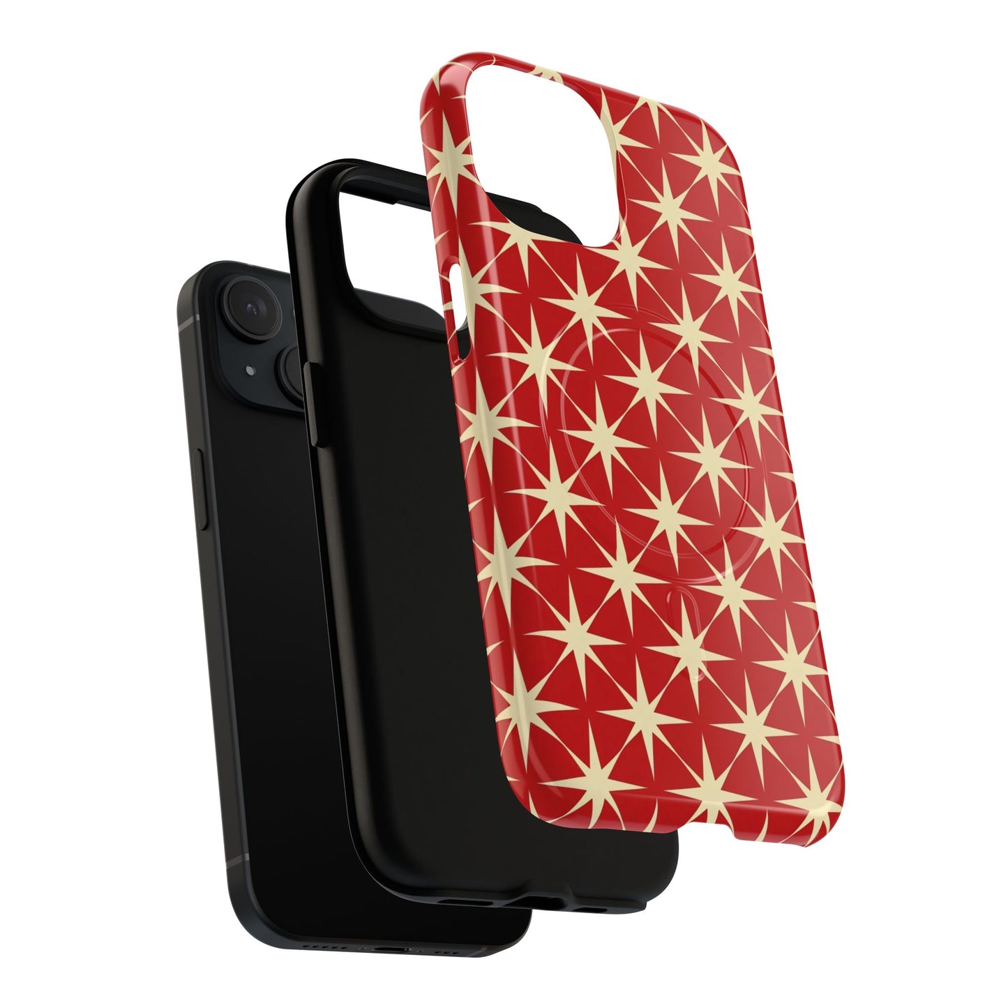 Crimson Star Tough Magnetic Phone Case