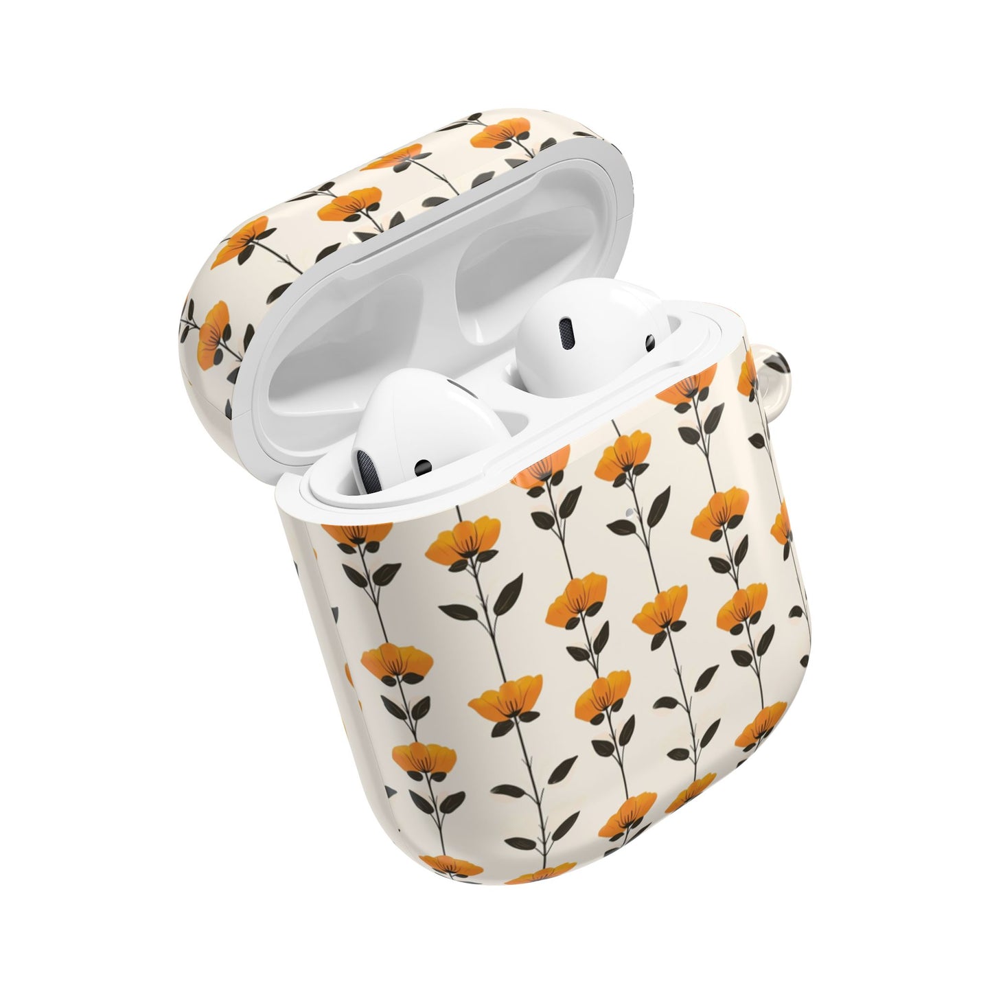 Golden Flowers AirPod Case