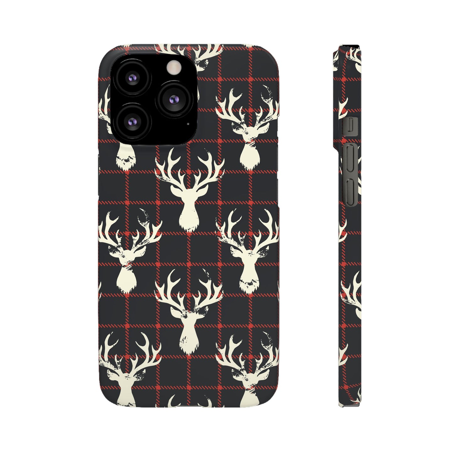 Stag Plaid Snap Case