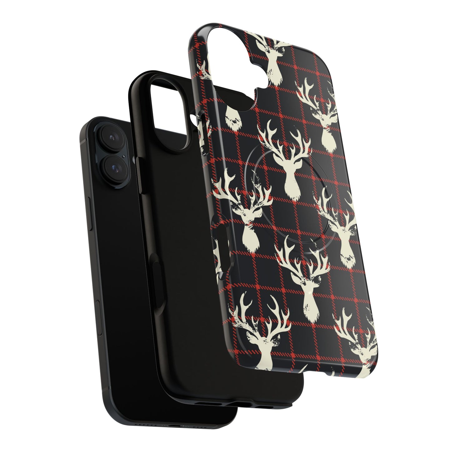 Stag Plaid Tough Magnetic Case
