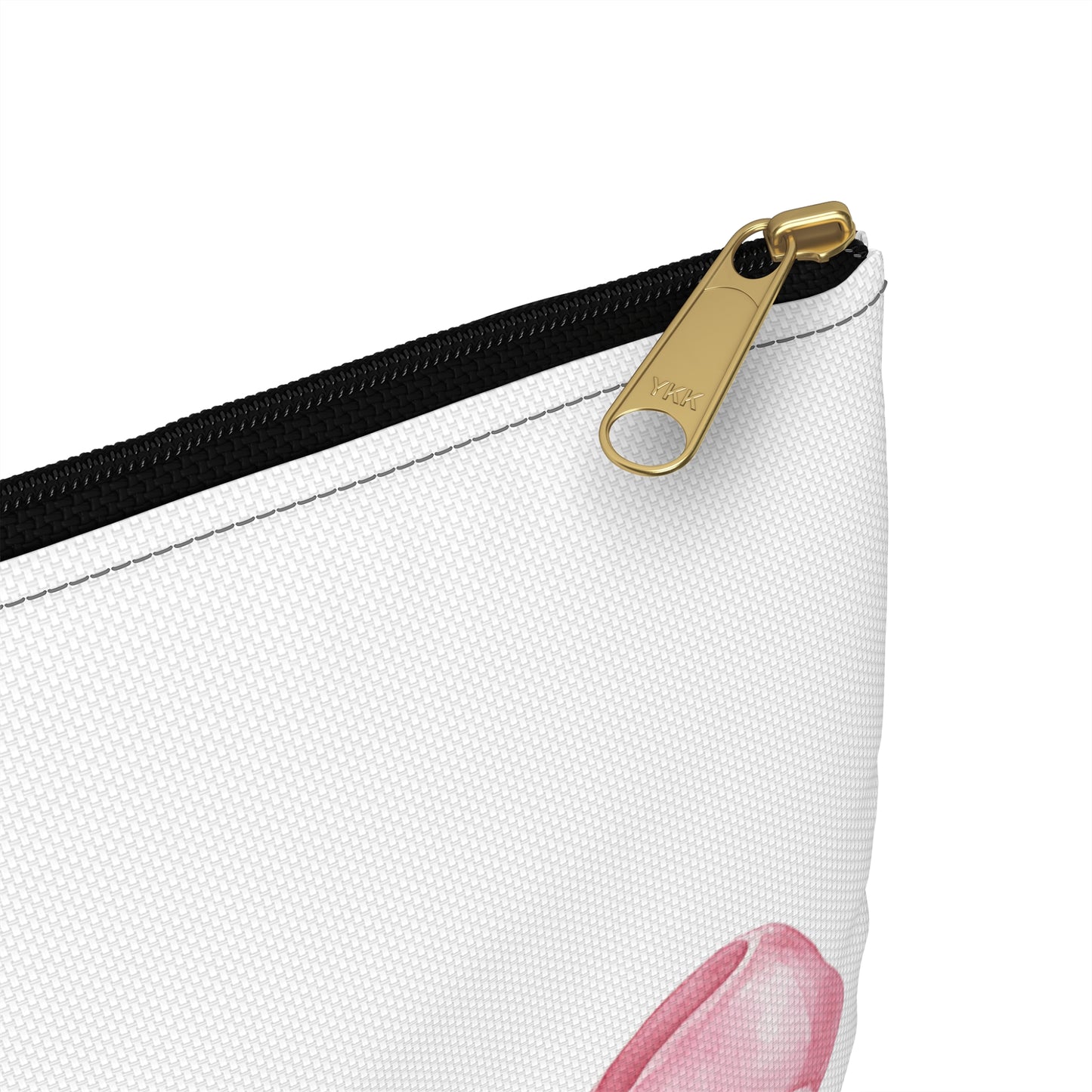 Bridal Accessory Pouch - Team Bride with Pink Bows