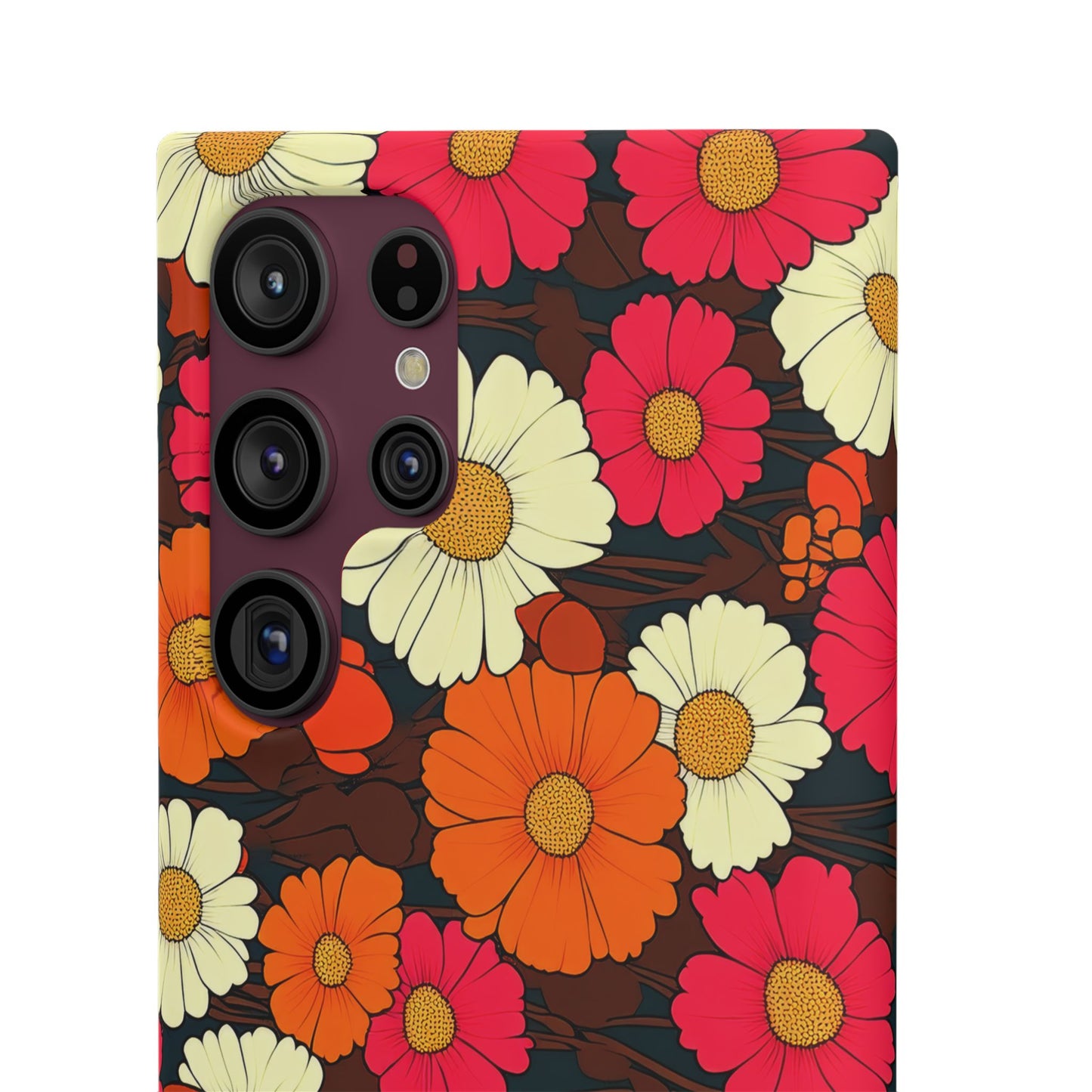 Petal Swing Retro Phone Snap Case