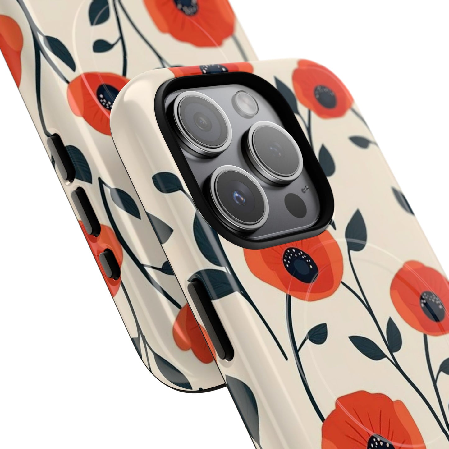 Poppy Fields Tough Magnetic Phone Case