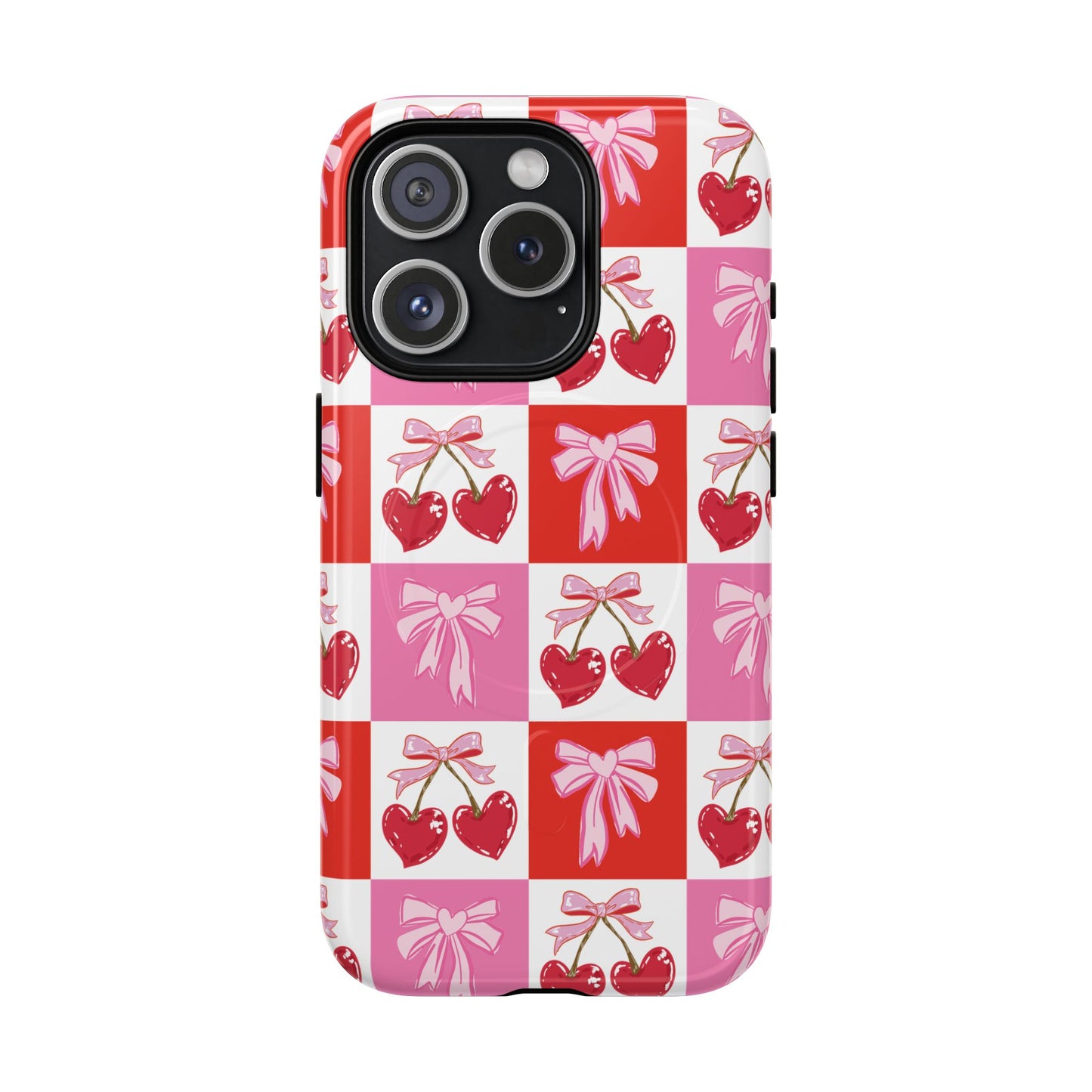 Sweet Pink Coquette Tough Magnetic Phone Case