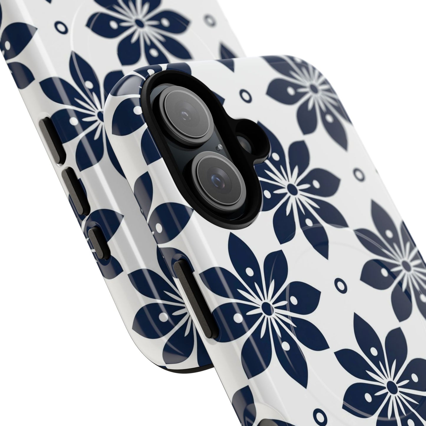 Azure Lattice Tough Magnetic Case