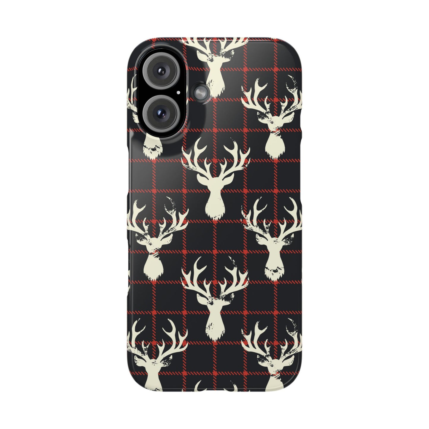 Stag Plaid Snap Case