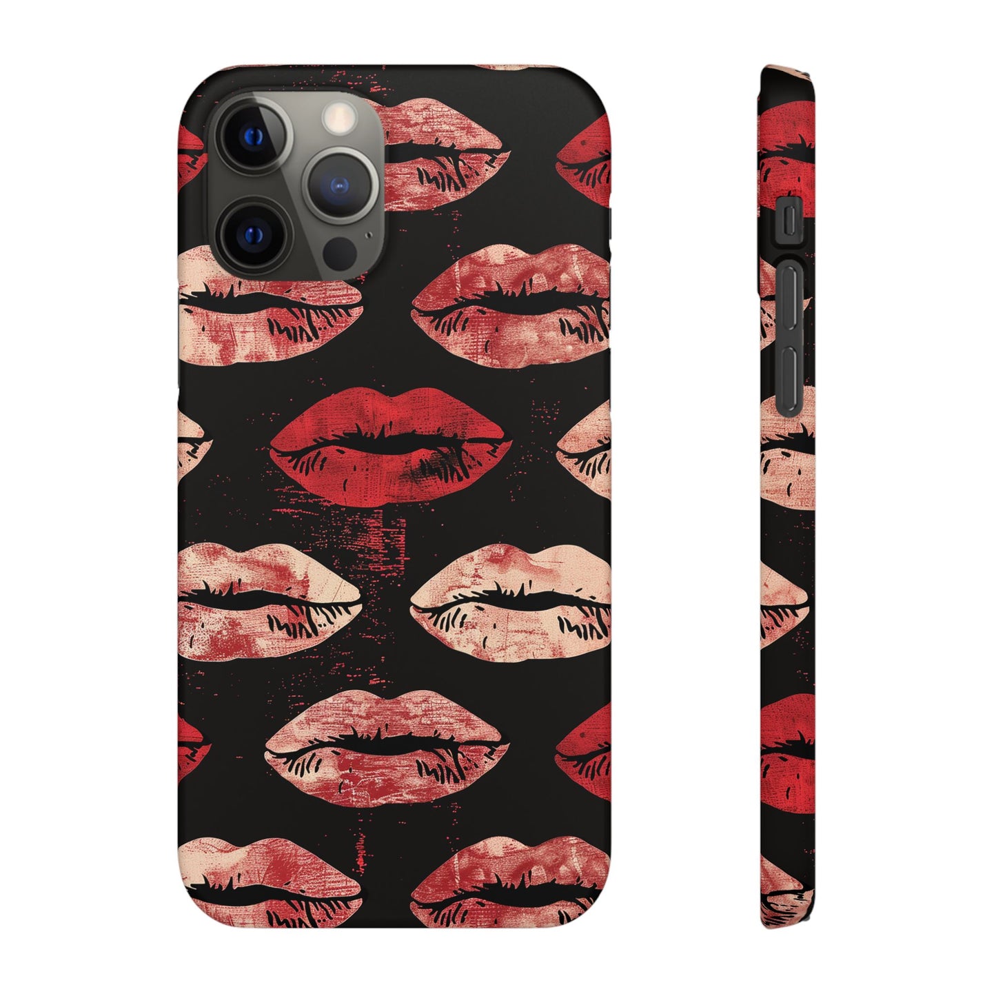 Midnight Pout Snap Phone Case