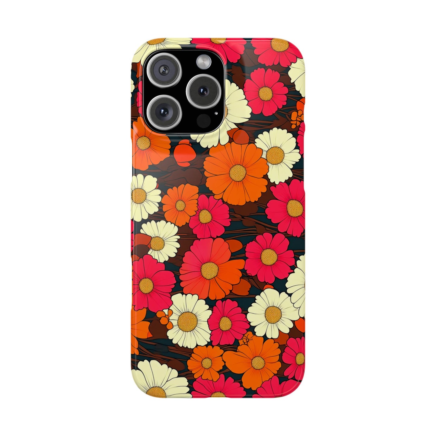 Petal Swing Retro Phone Snap Case