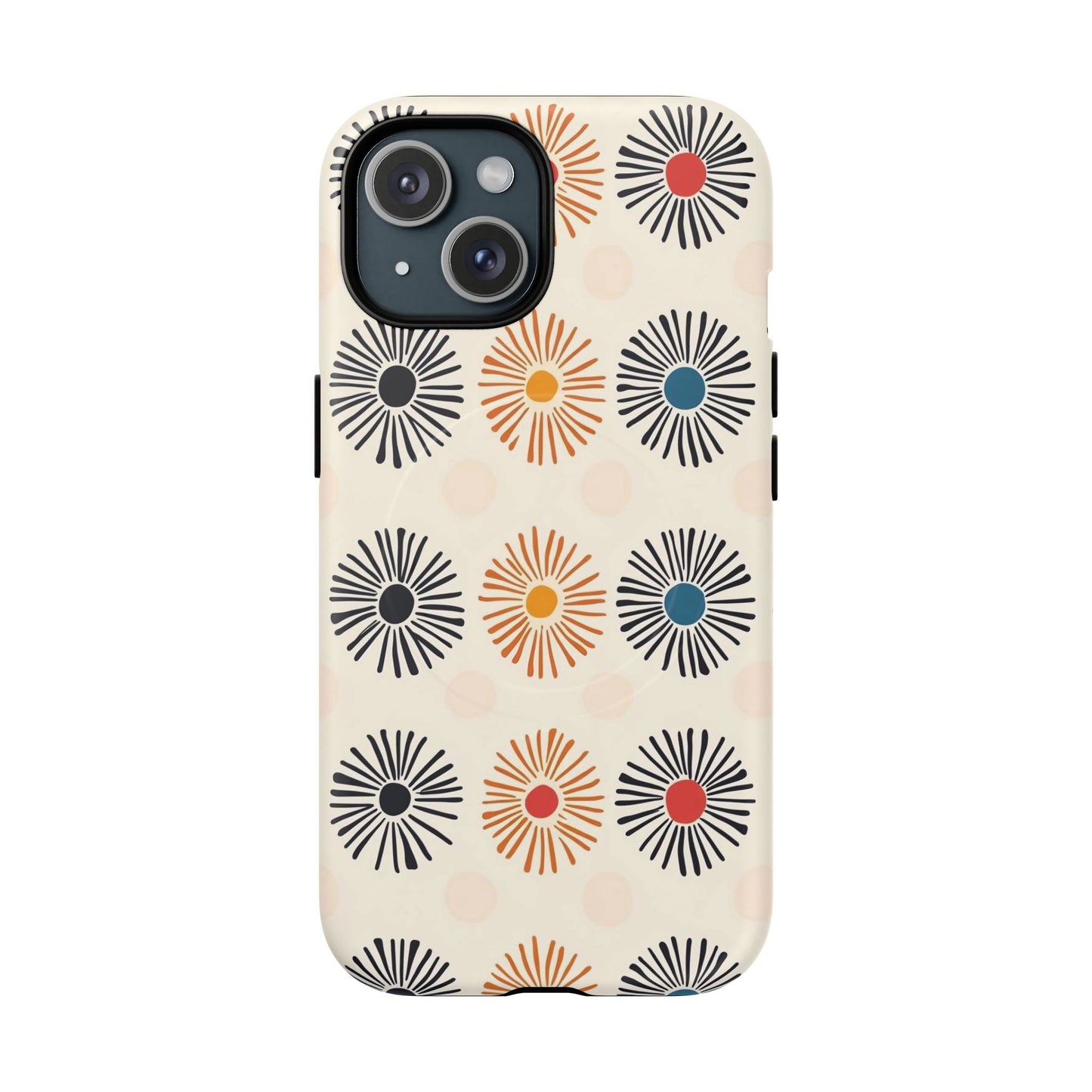 Burstwise Colorful Floral Tough Magnetic Case