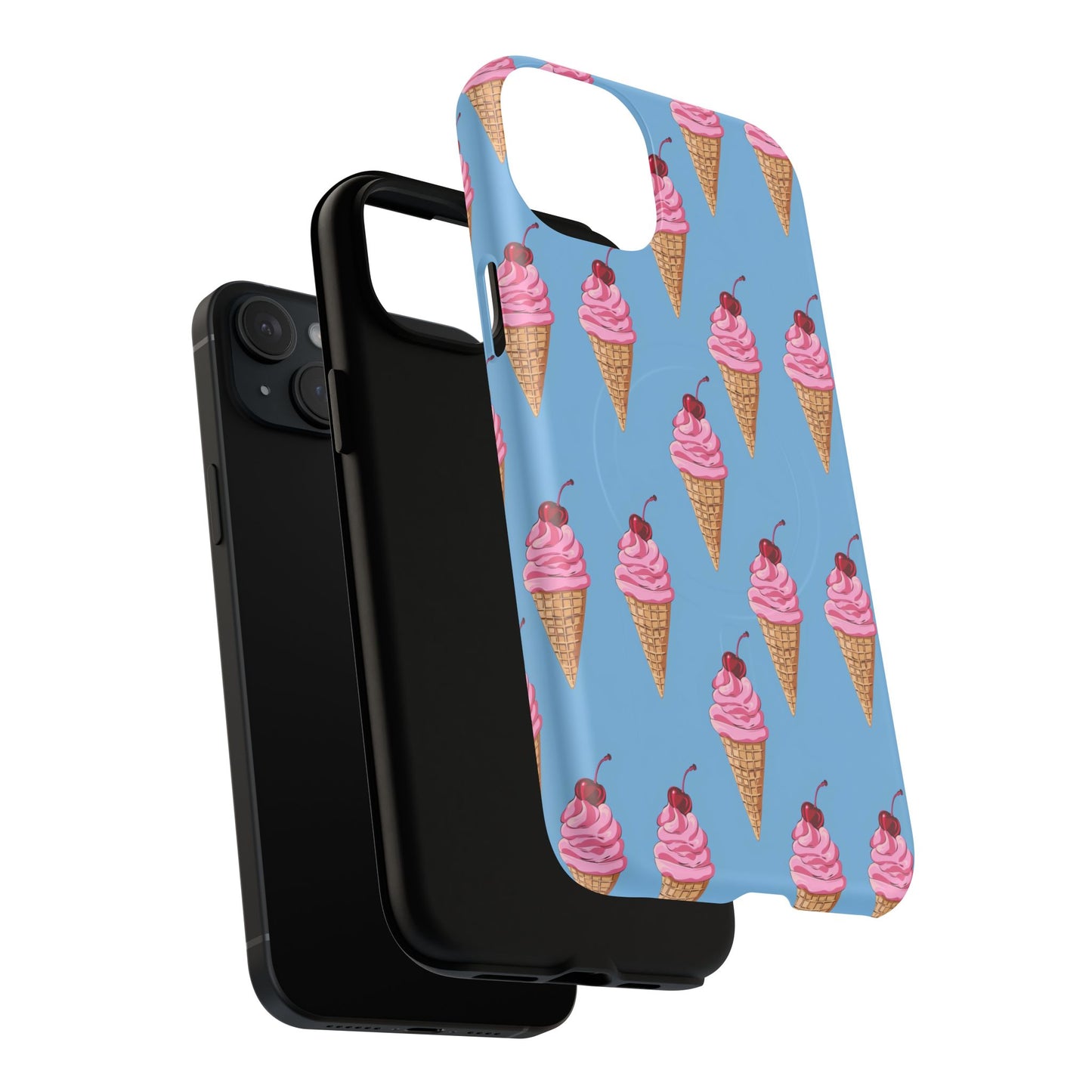 Cherry Swirl Tough Magnetic Phone Case