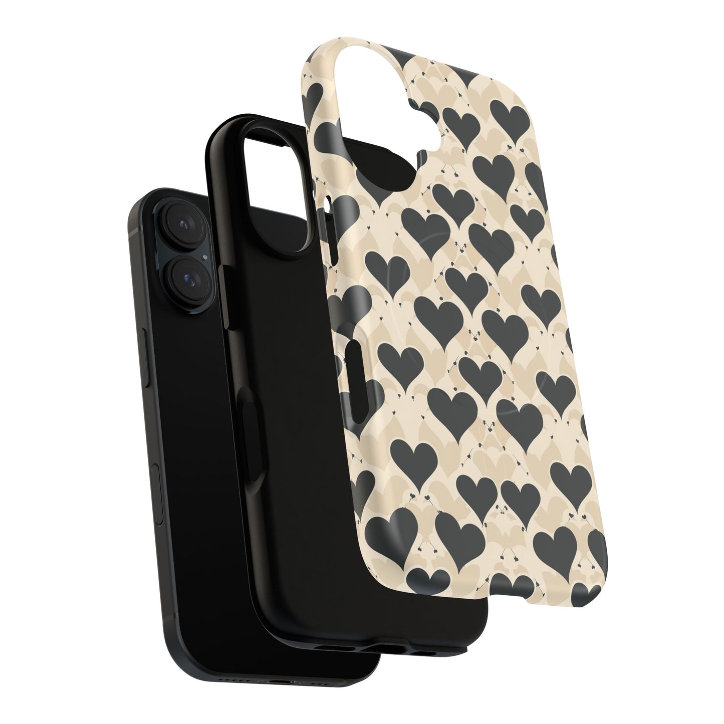 Whisper Hearts Tough Magnetic Phone Case