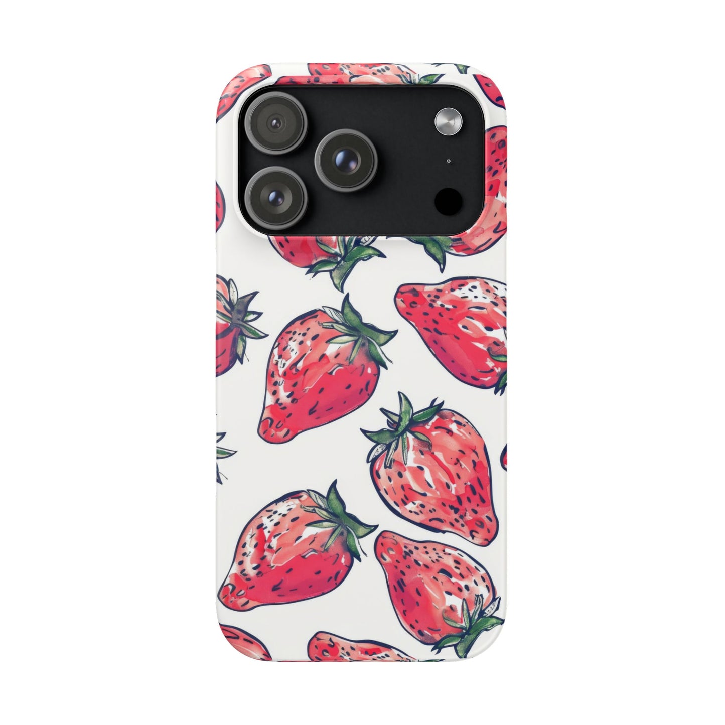 Creamy Berry Phone Snap Case