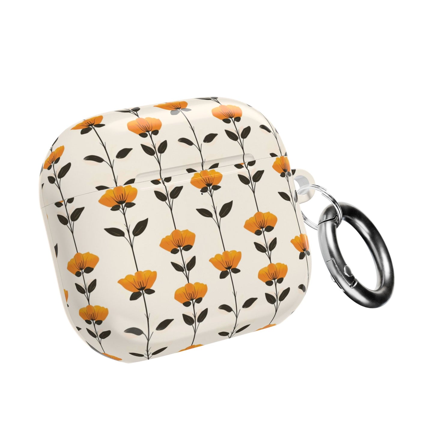 Golden Flowers AirPod Case