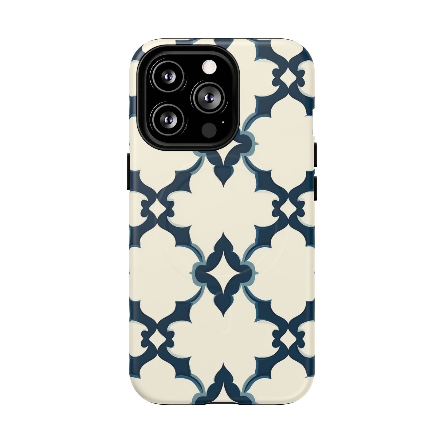 Midnight Quatrefoil Tough Magnetic Case