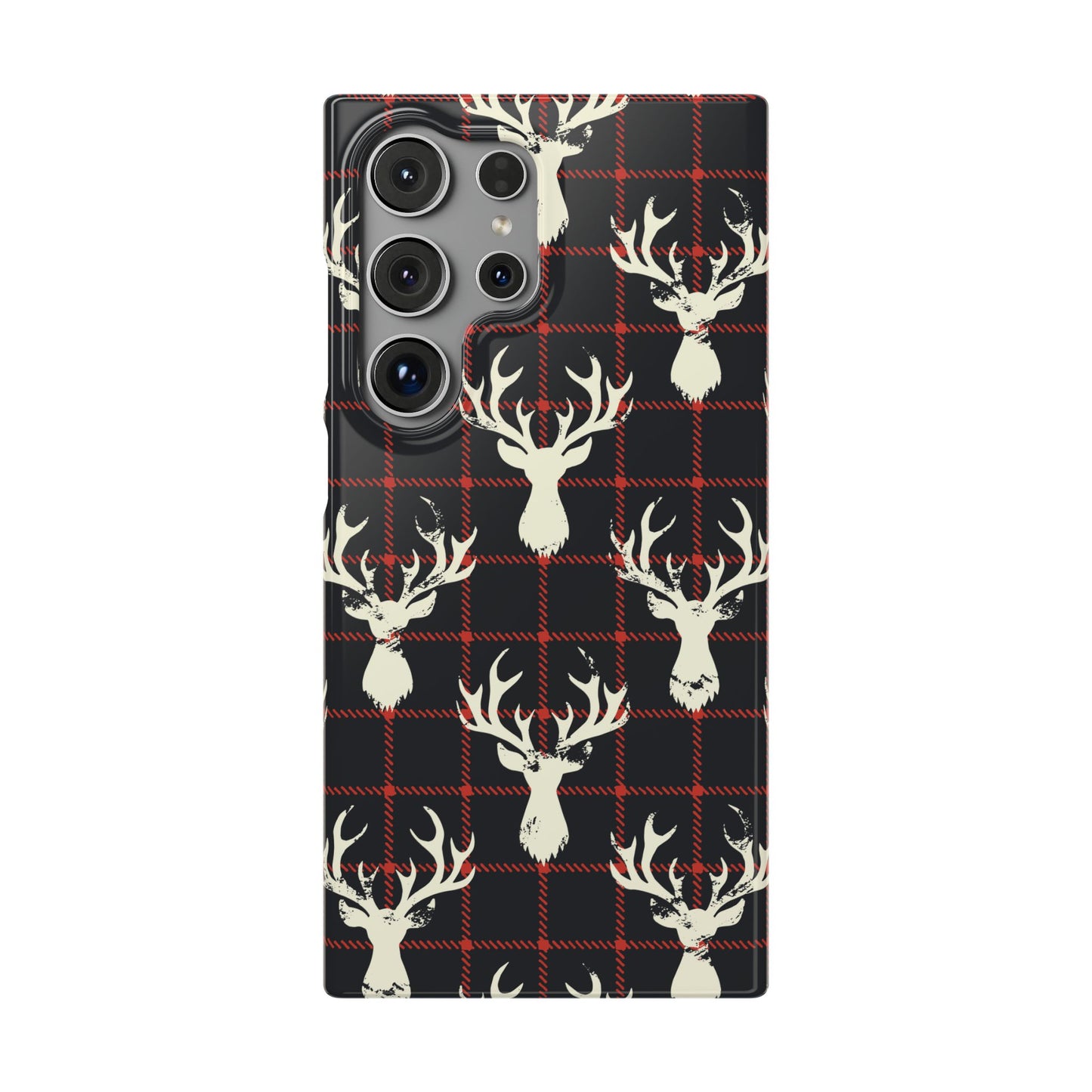 Stag Plaid Snap Case